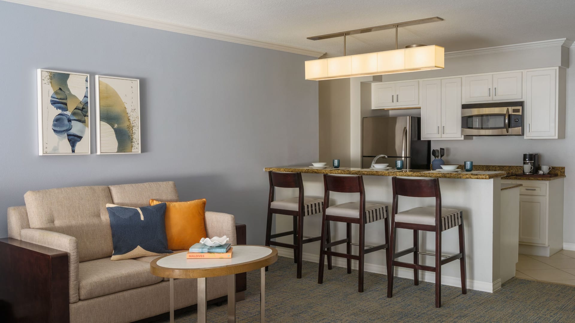 3 of 6 Hyatt Regency Clearwater Beach Resort and Spa Premier King Living And Kitchen