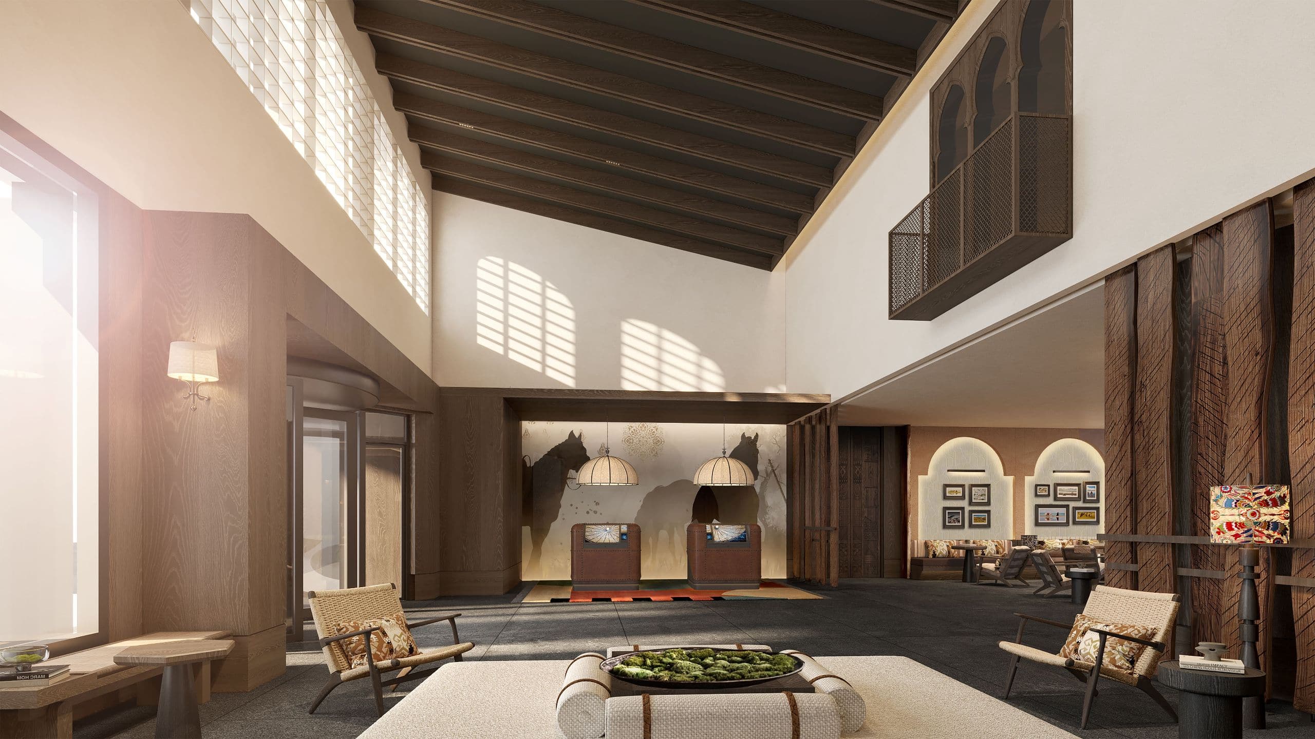 UrCove Bole Sayram Lake Lobby