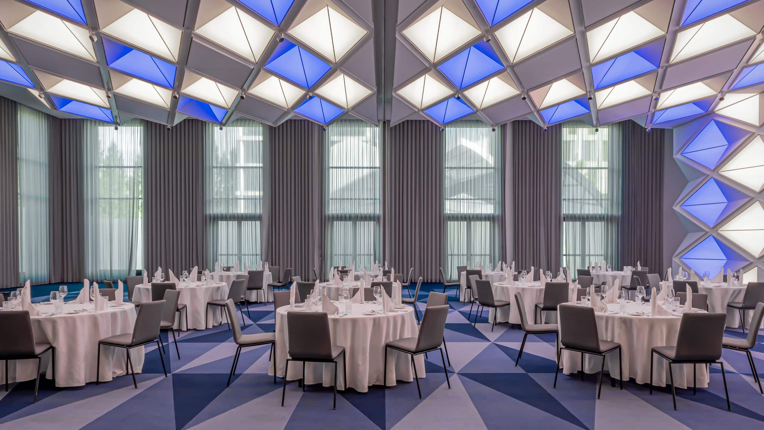 Andaz Munich Schwabinger Tor Ballroom Gala Dinner Side View