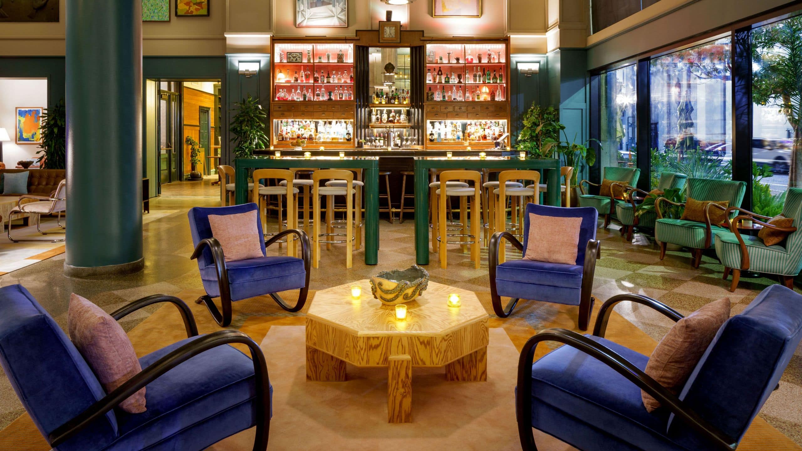 The Barnett The Barnett New Orleans Lobby Bar Mood