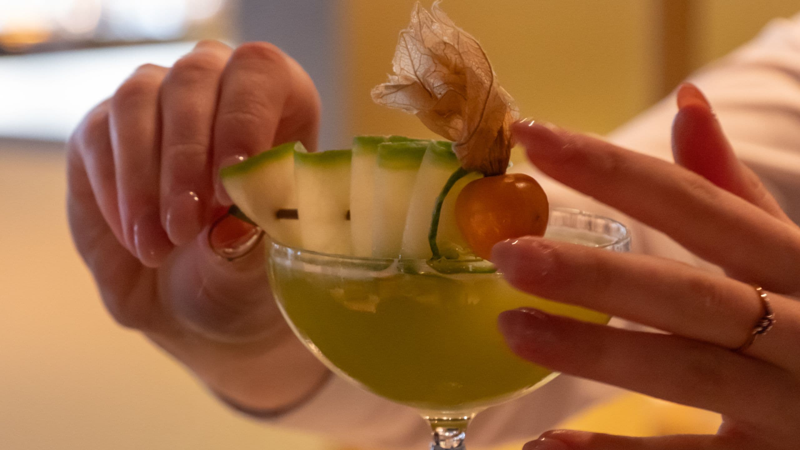 Hyatt Centric Reims Bar Making Cocktail