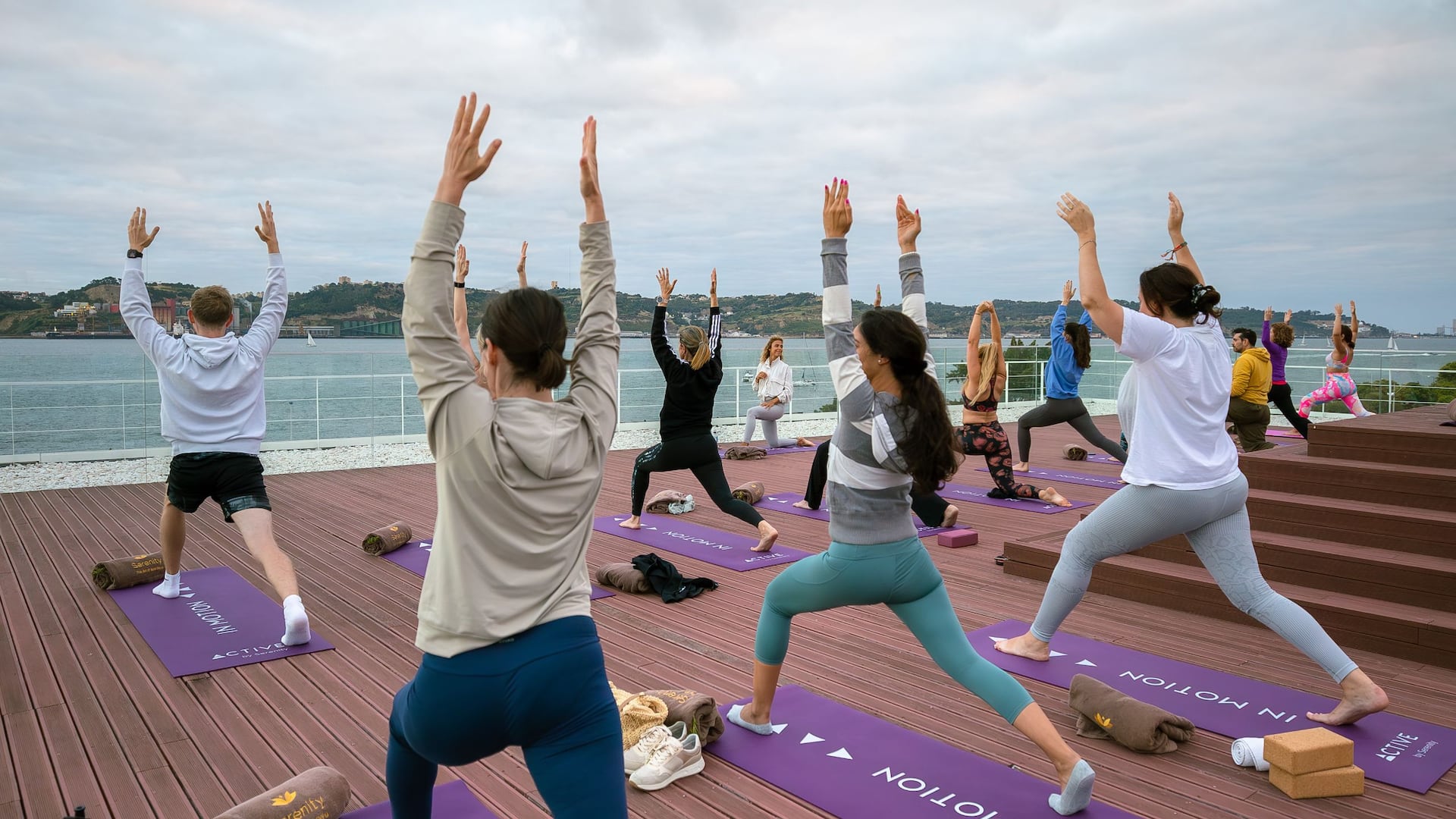 2 of 3 Hyatt Regency Lisbon Full Moon Yoga