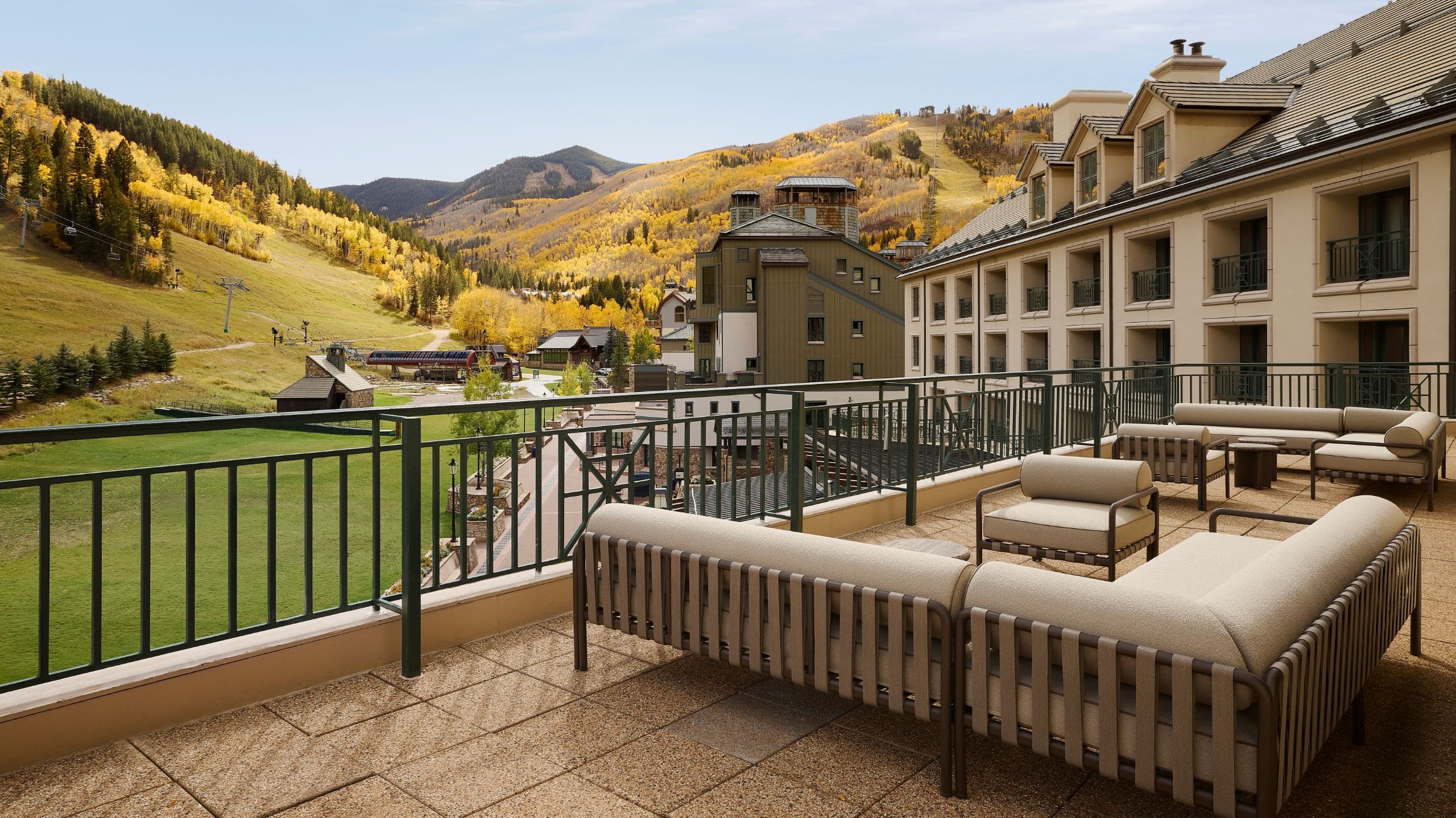 2 of 5 Park Hyatt Beaver Creek Resort and Spa Rial Oxford Suite Terrace Fall View