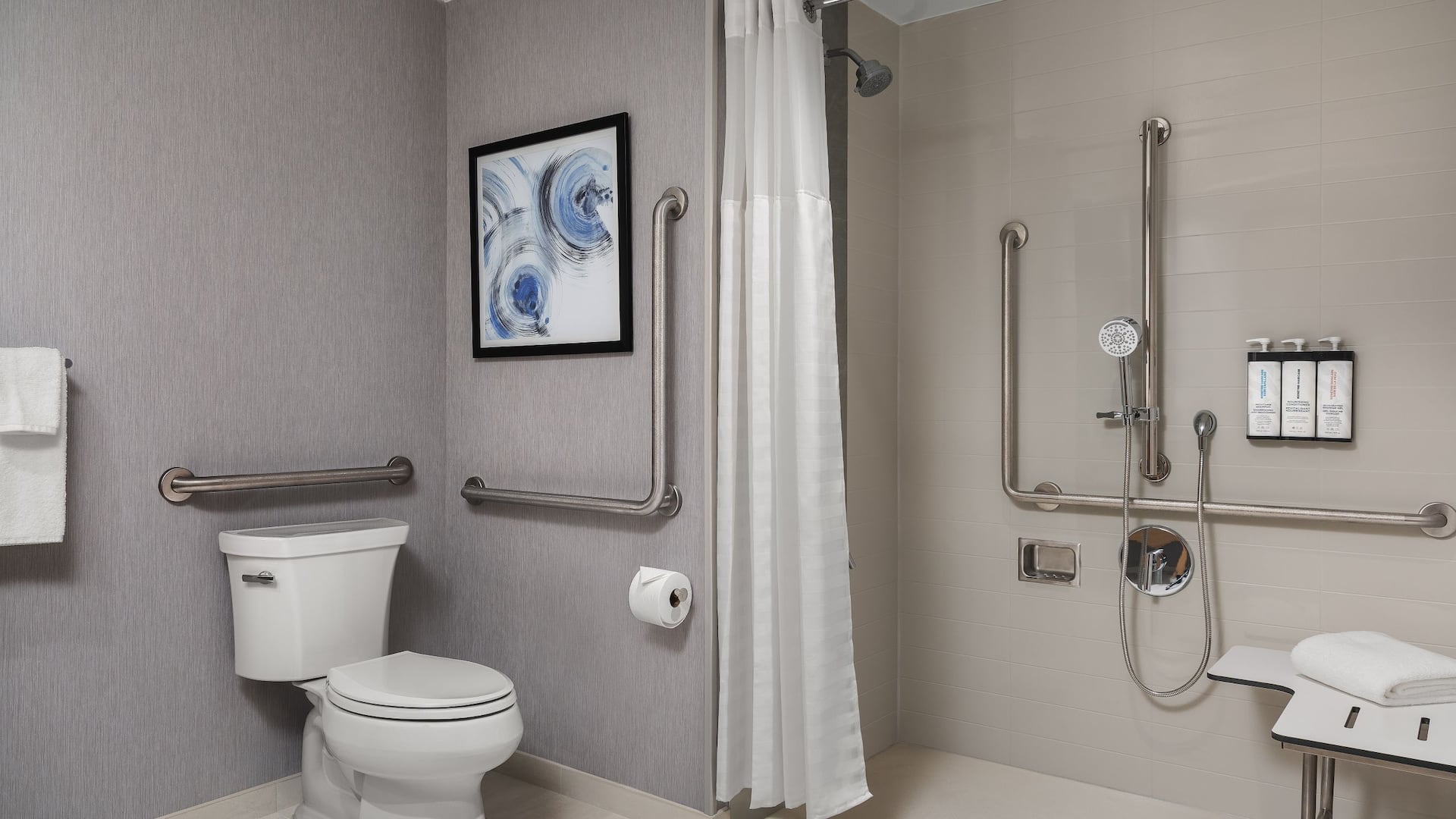 第 4，共 4 Hyatt Place Toronto Airport Rollin Shower And Grab Bars
