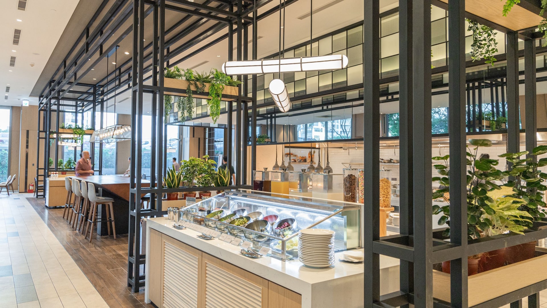 Hyatt Place Breakfast Salad And Cereal Station