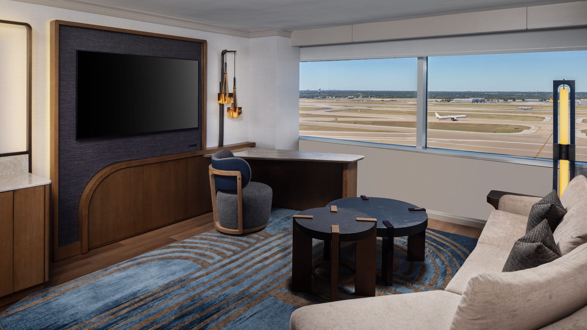 Grand Hyatt DFW Executive Suite Living Space