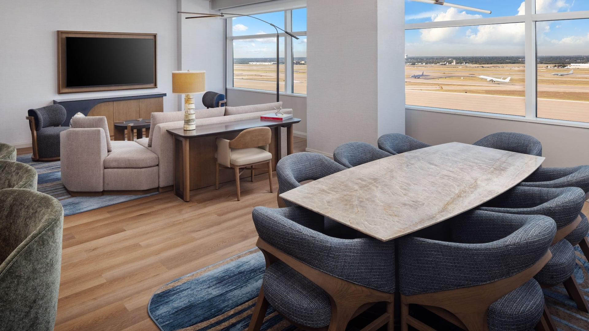 Grand Hyatt DFW Presidential Suite Living Space