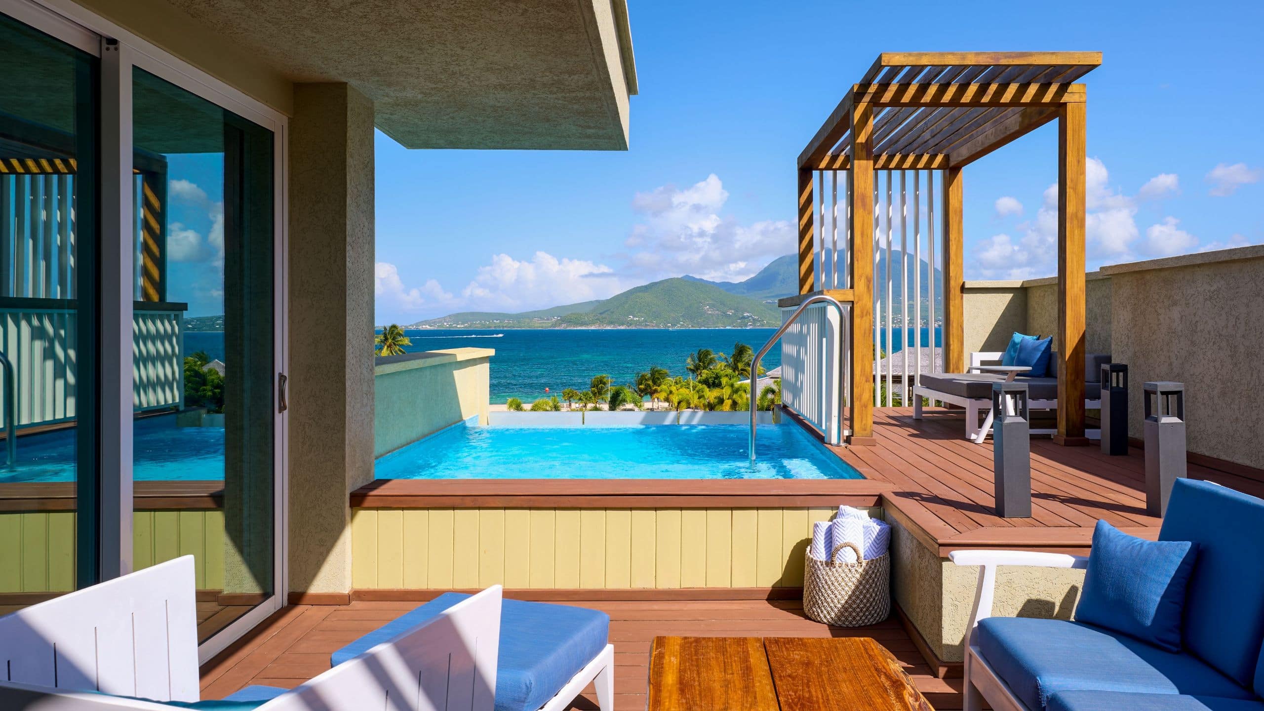 Park Hyatt St. Kitts Christophe Harbour Suite Plunge Pool Deck