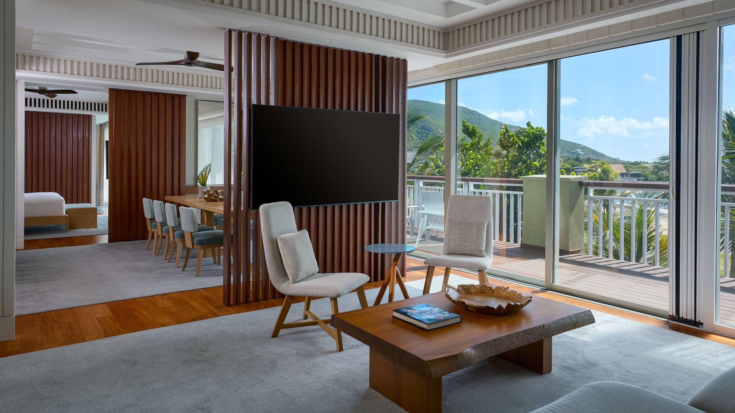 Park Hyatt St. Kitts Christophe Harbour Pent Bi Level Living Room