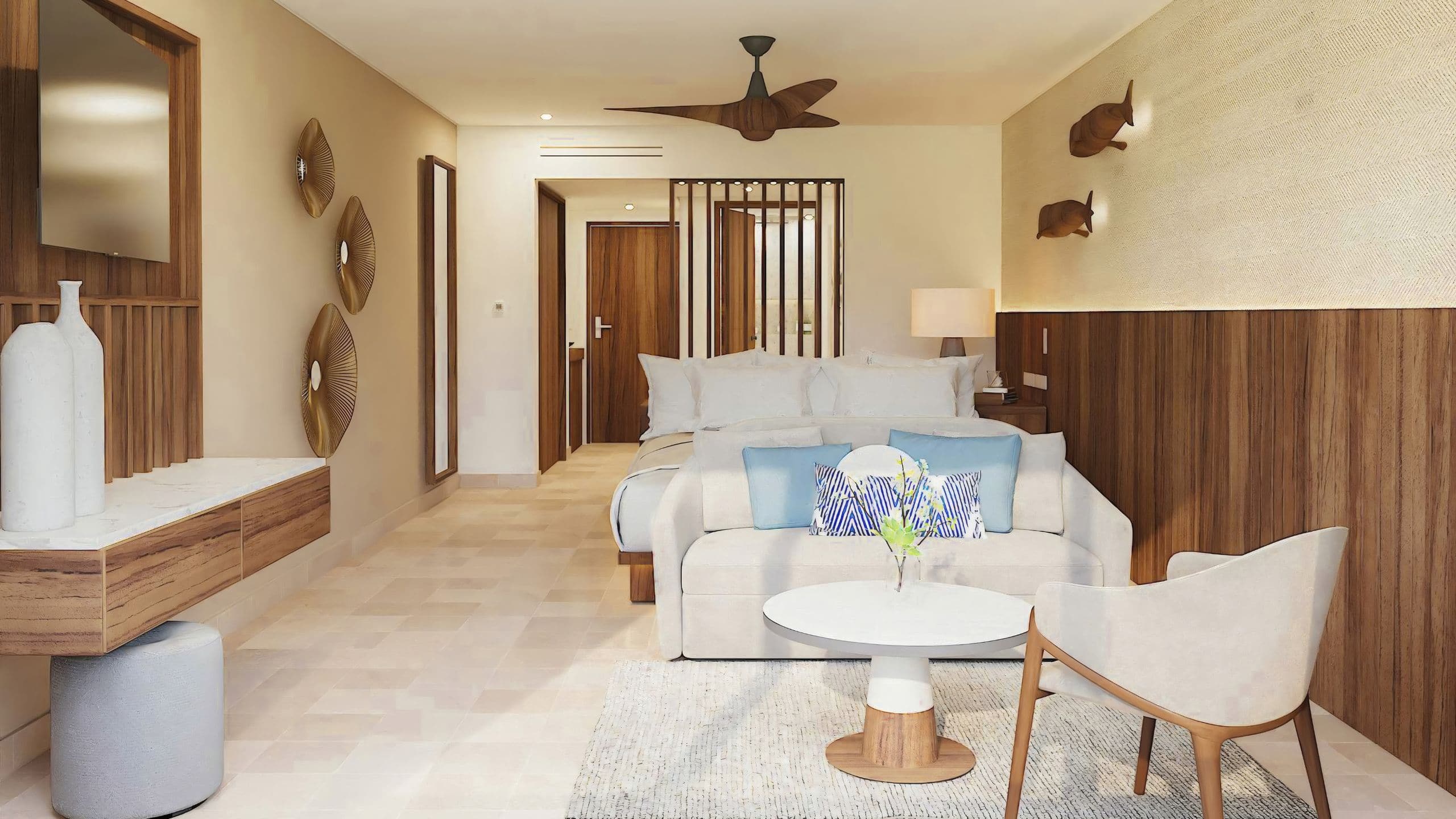 第 3，共 3 Secrets Mirabel Cancun Resort & Spa Deluxe Ocean View King Layout