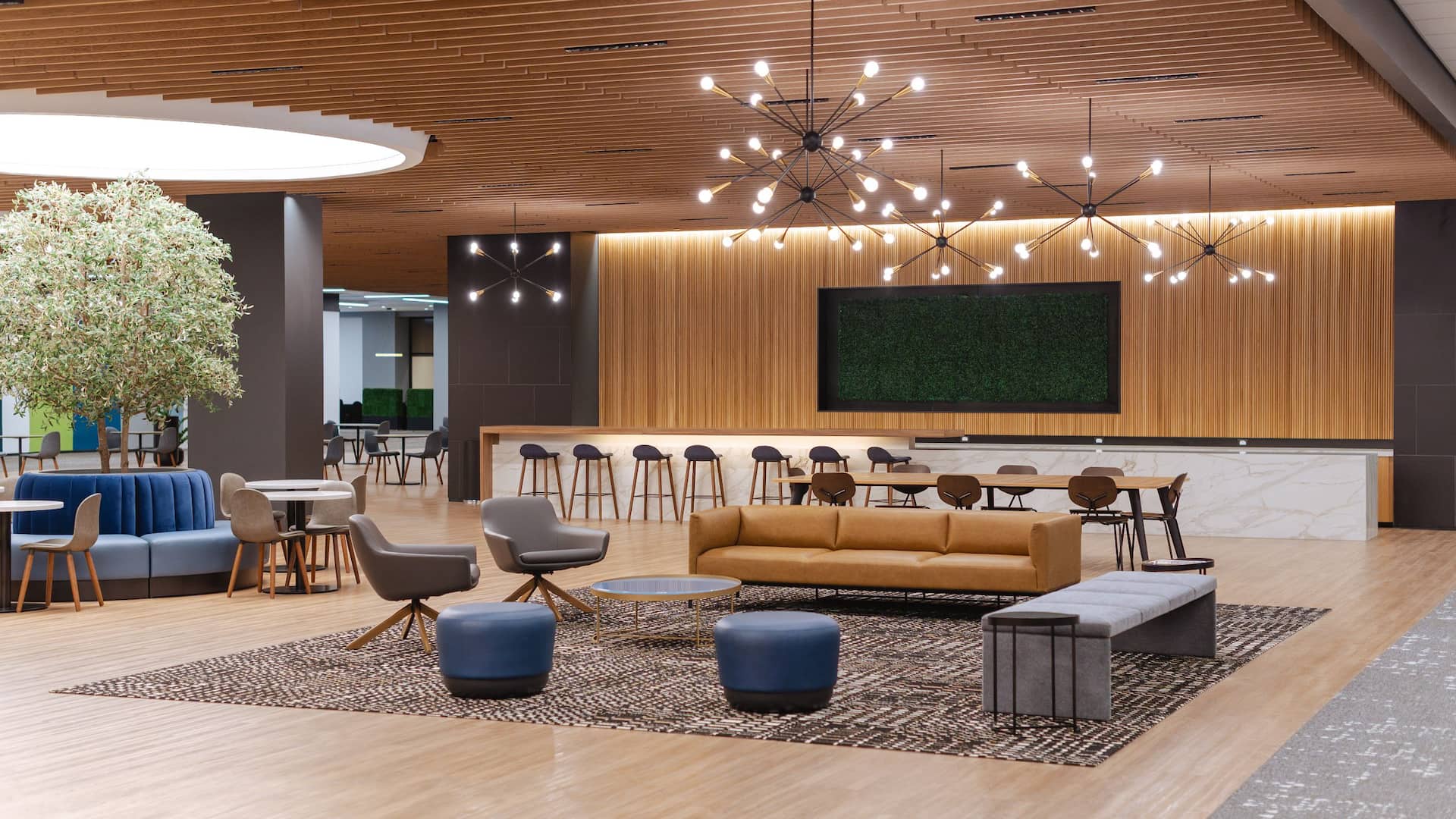 Hyatt Regency Morristown Plaza Lounge Seating Area