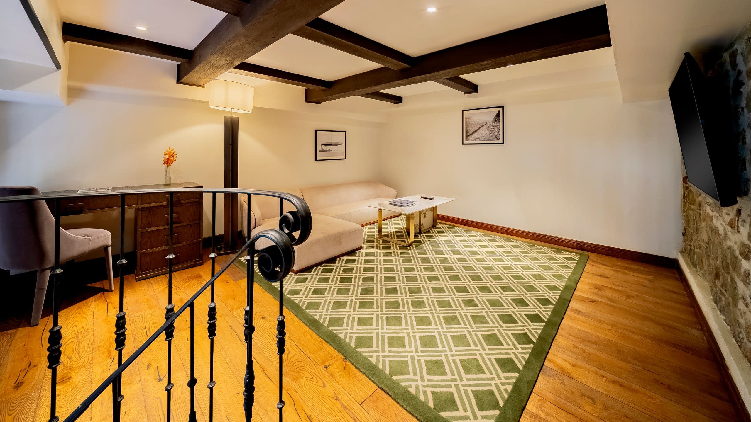 2 of 8 Hotel La Compañía Casco Antiguo Loft Suite Living Room