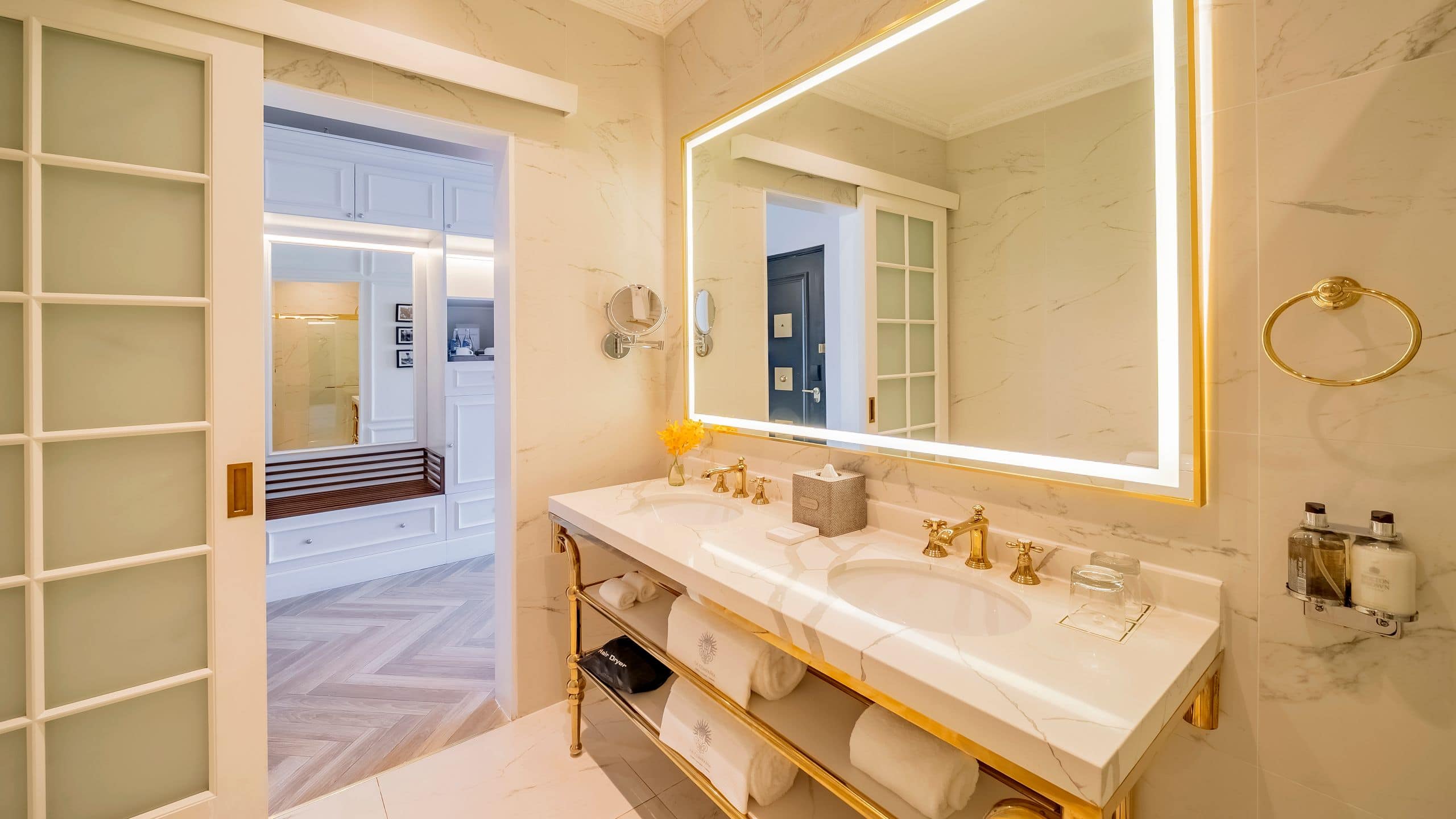 6 of 10 Hotel La Compañía Casco Antiguo One King Bed Courtyard View Luxury Vanity