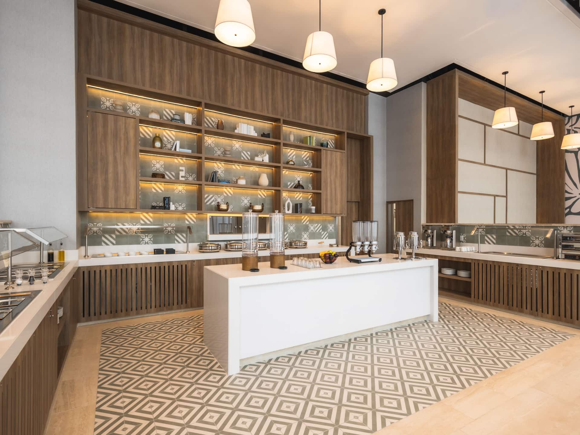 Hyatt Place Cancun Airport Buffet Restaurant Area