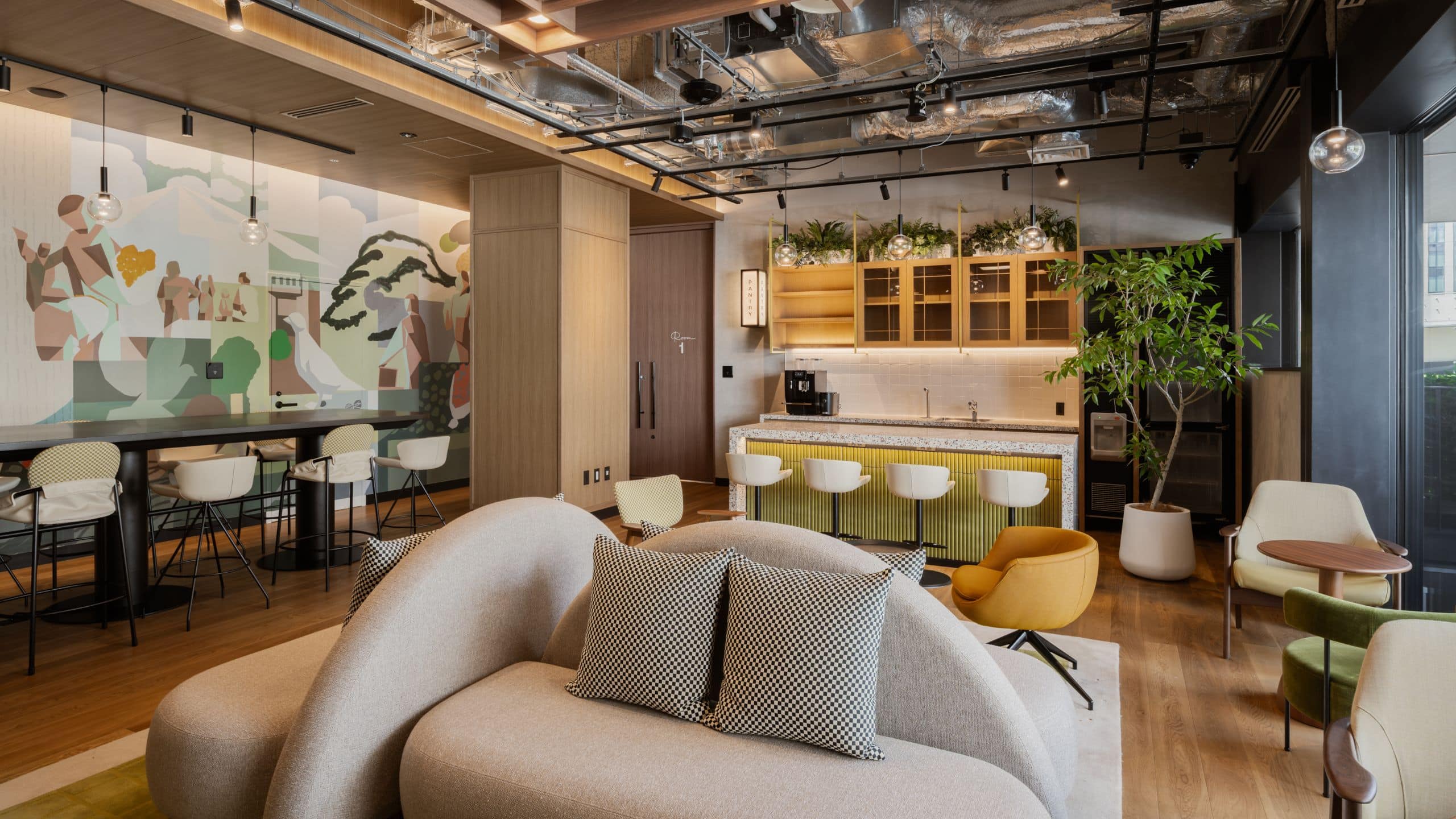 Caption by Hyatt Kabutocho Tokyo Communal Lounge Up