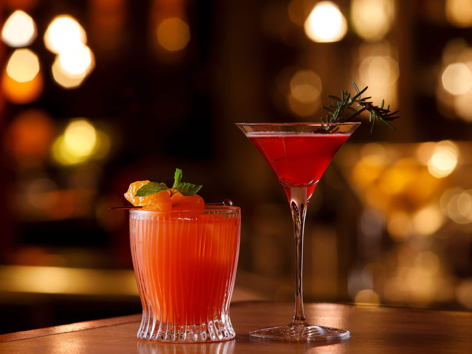 Grand Hyatt Fukuoka Martinis Infuse Rum And Blood Orange