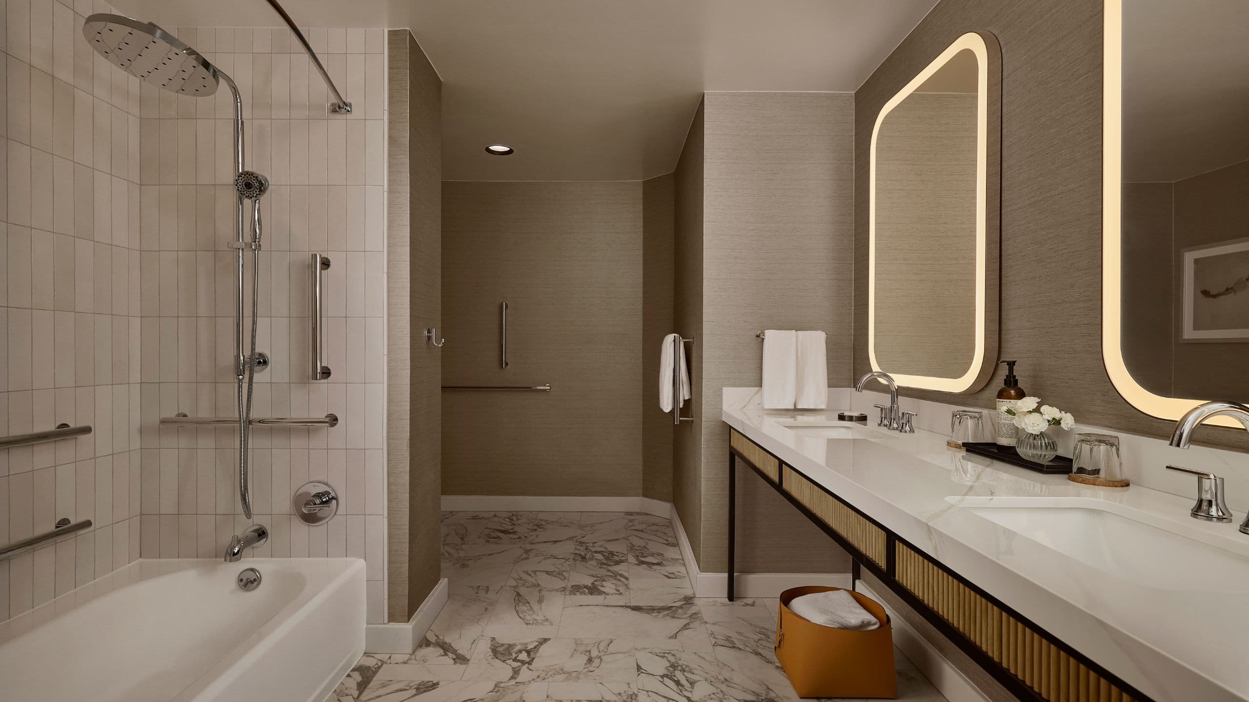 2 of 2 Park Hyatt Beaver Creek Resort and Spa Accessible Tub Bathroom