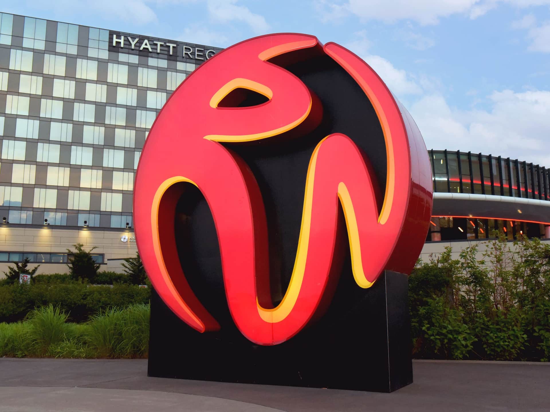 Hyatt Regency JFK Airport at Resorts World New York Rule The World Nyc Exterior Sign
