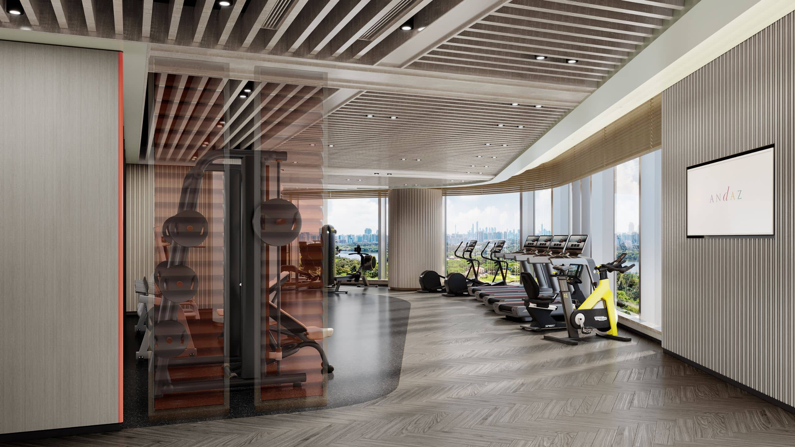 Andaz Shanghai ITC Gym