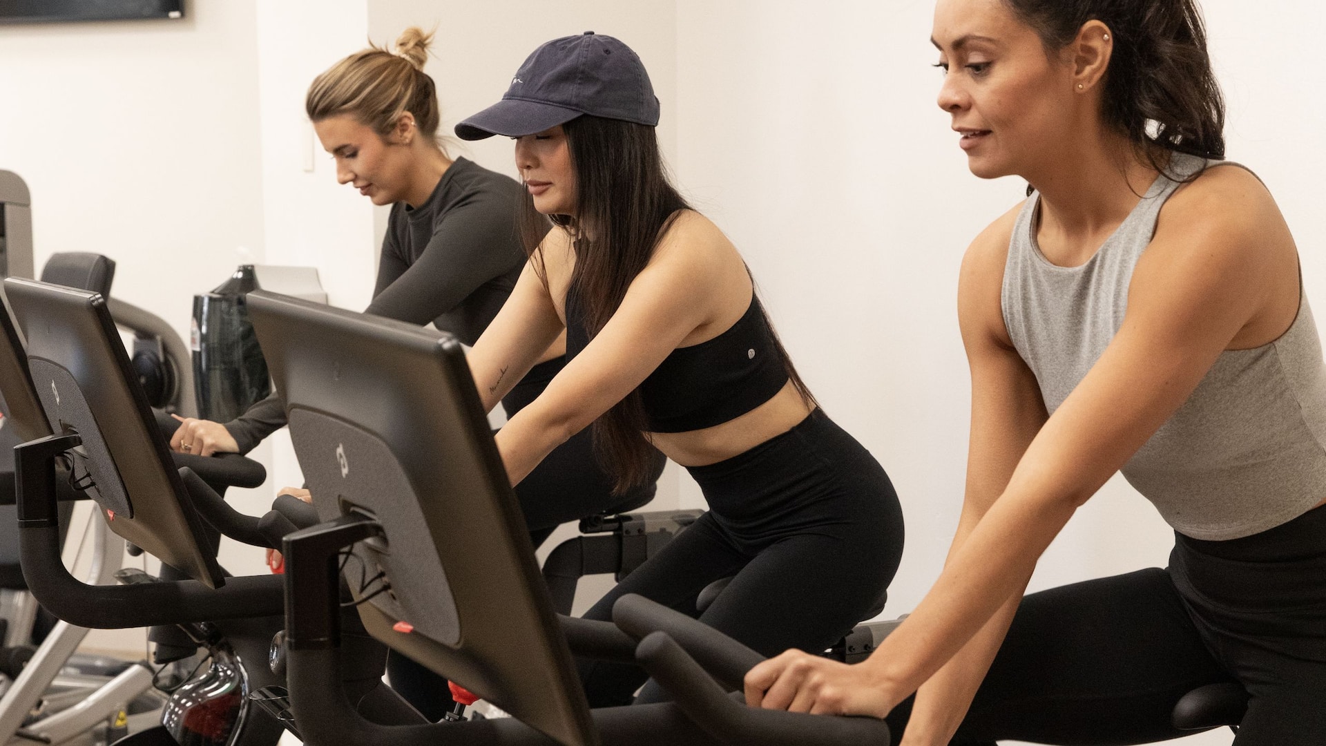Hyatt Regency Austin Three Women Fitness Bikes