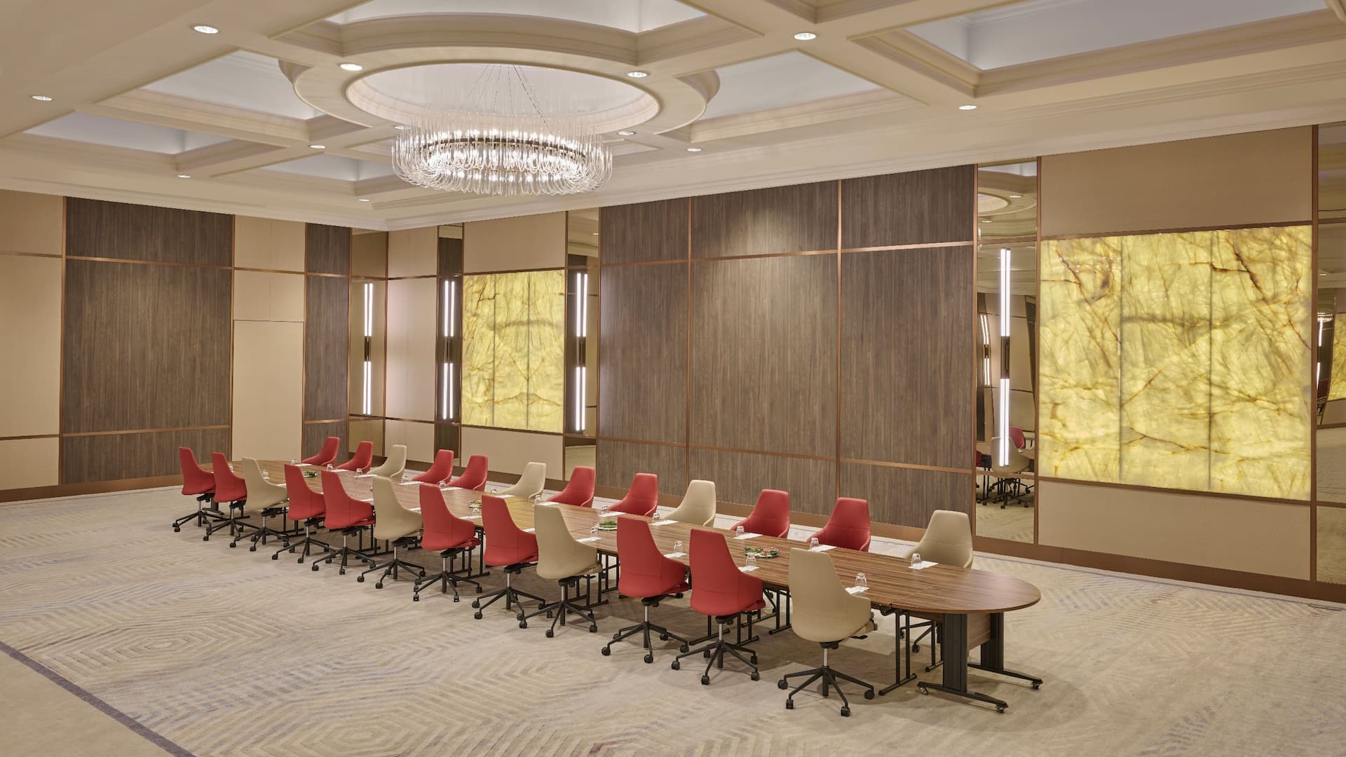 2 of 3 Hyatt Regency Belgrade Crystal C Boardroom Sideview