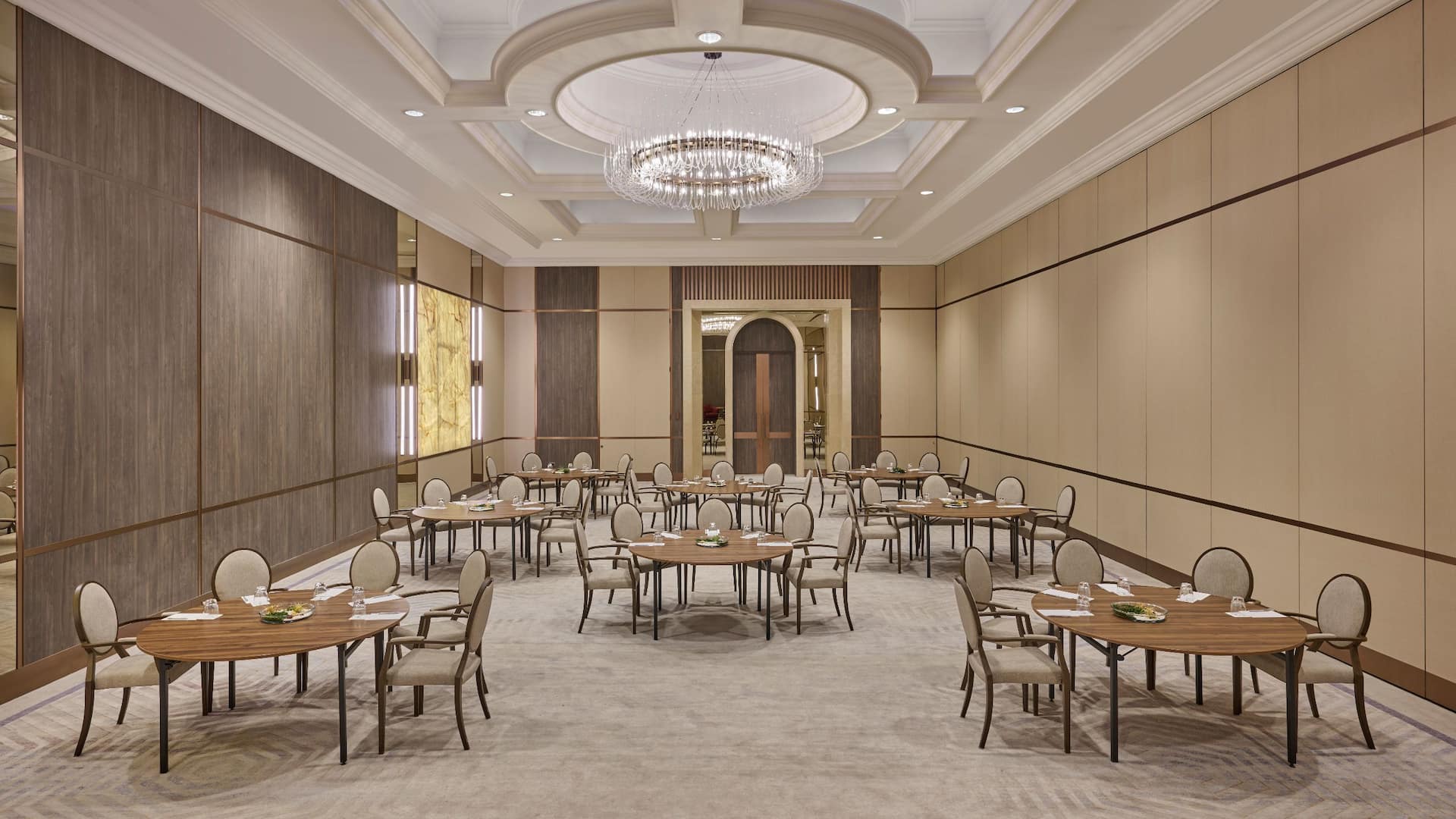 3 of 3 Hyatt Regency Belgrade Crystal C Cabaret Setup