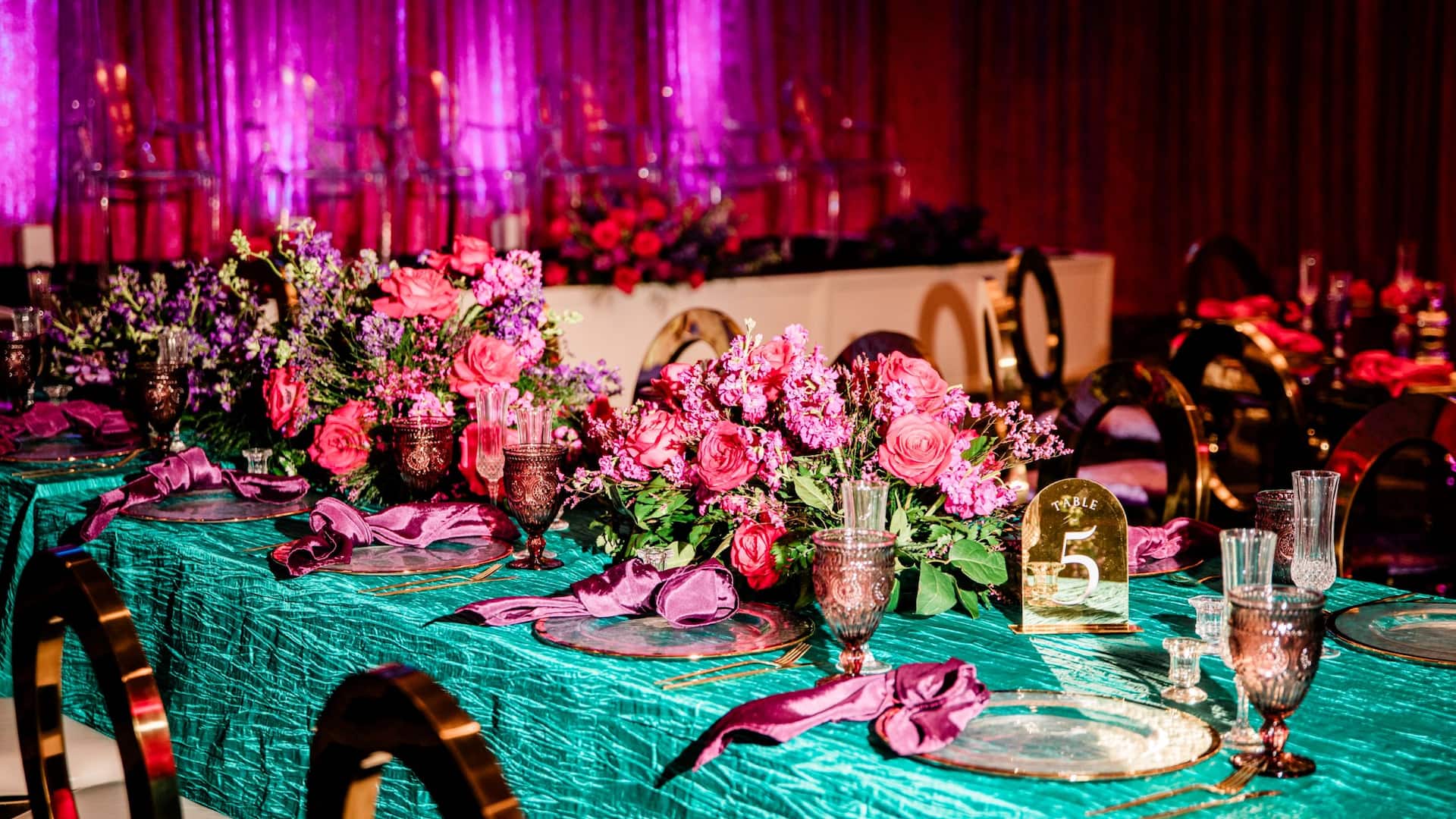 Hyatt Regency Baltimore Inner Harbor Constellation Ballroom Evening Wedding
