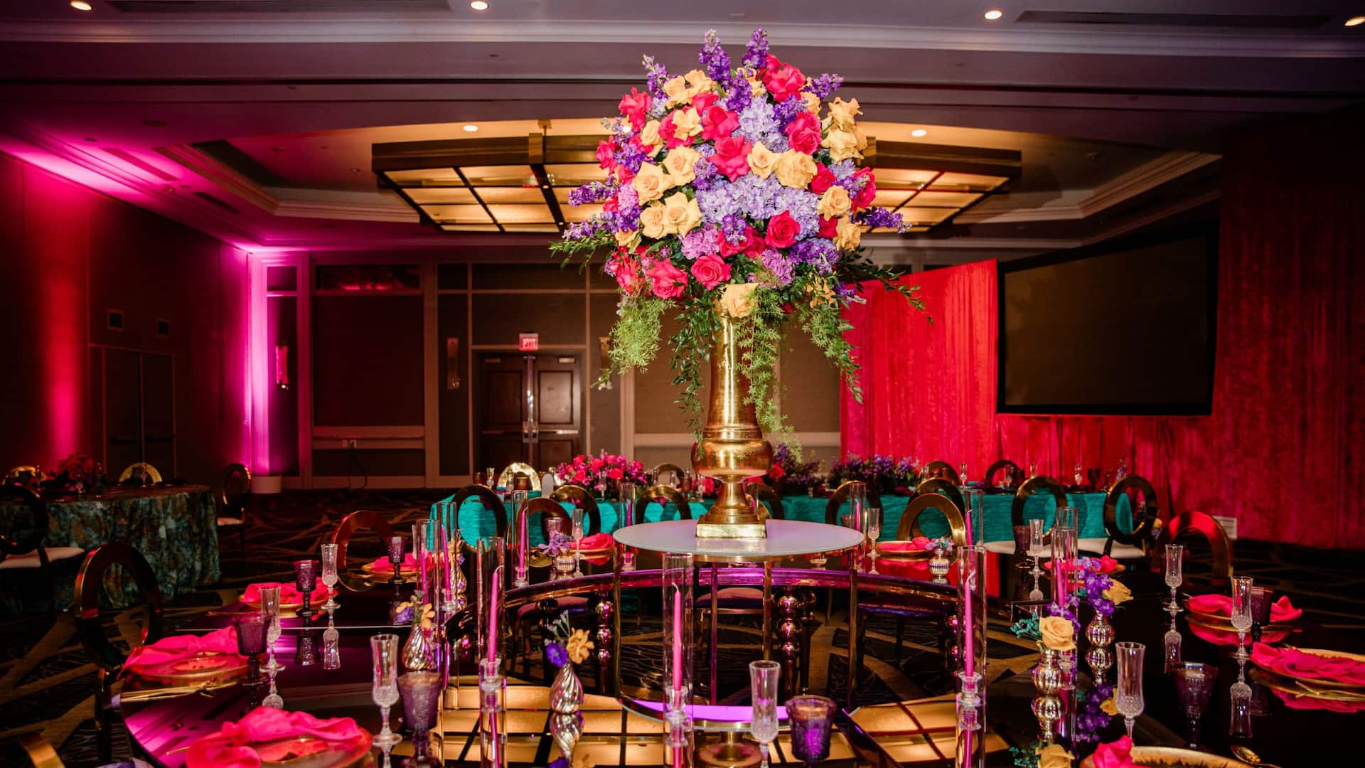 Hyatt Regency Baltimore Inner Harbor Constellation Ballroom Flower Centerpiece