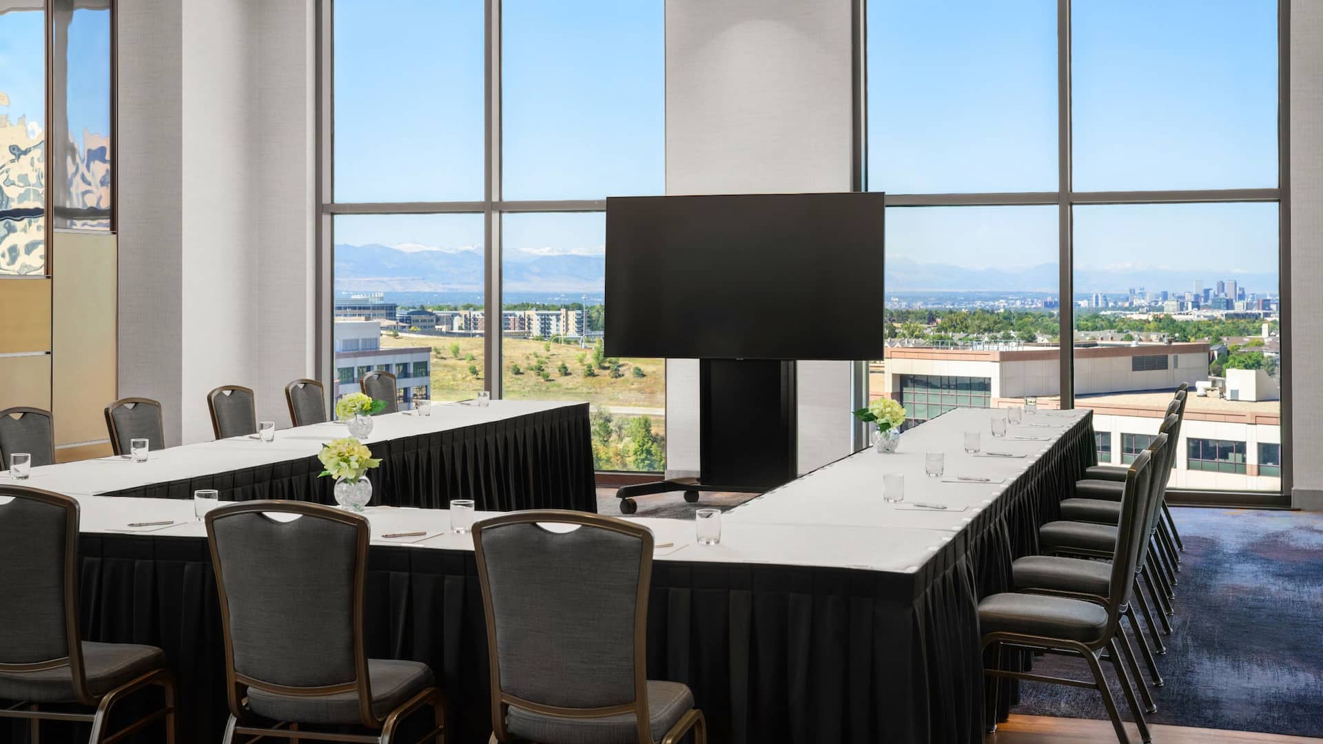 Hyatt Regency Denver Tech Center Meetings UShape Set Up