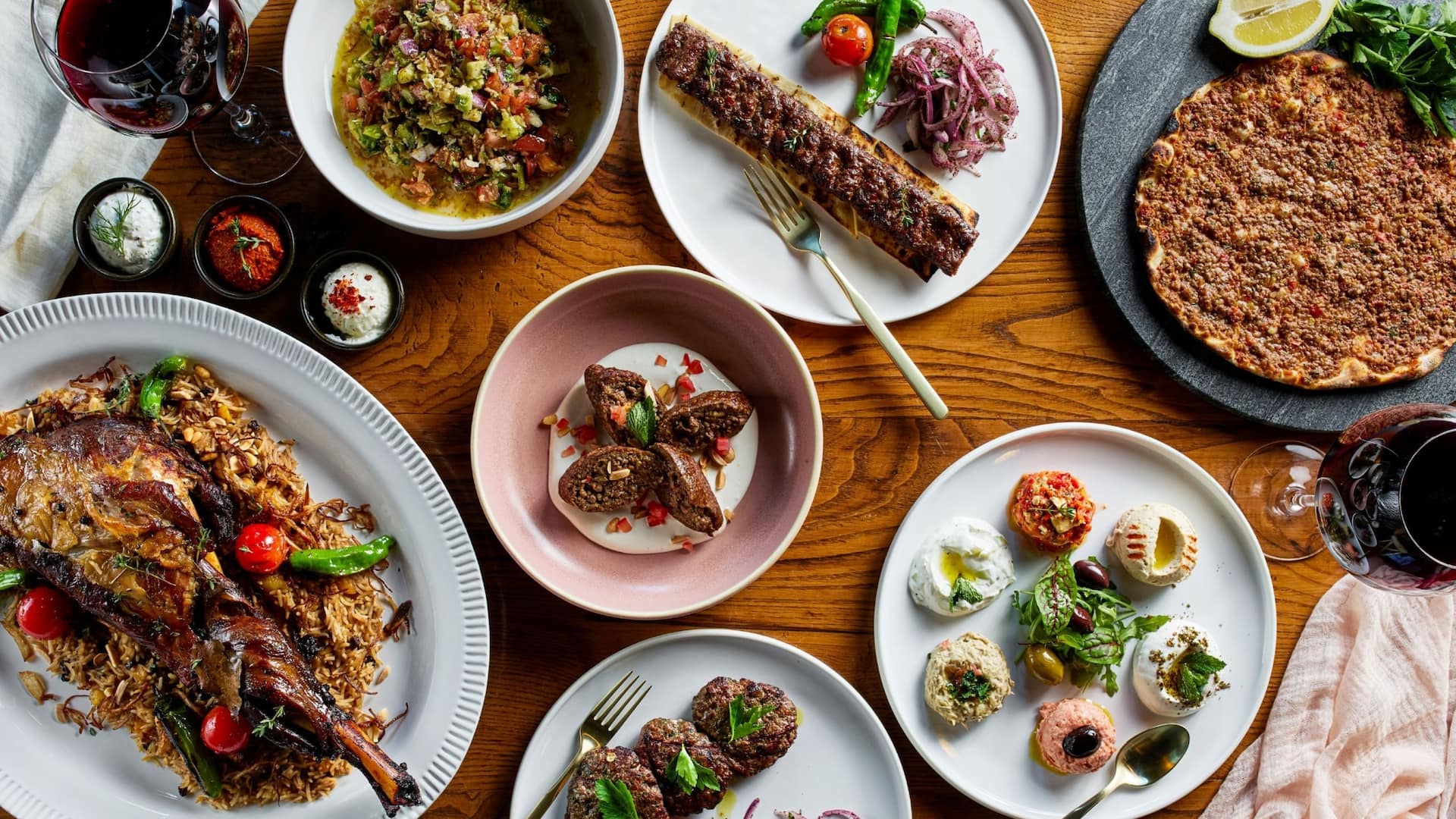 1 of 1 Hyatt Regency Bethesda Agora Lamb Dishes