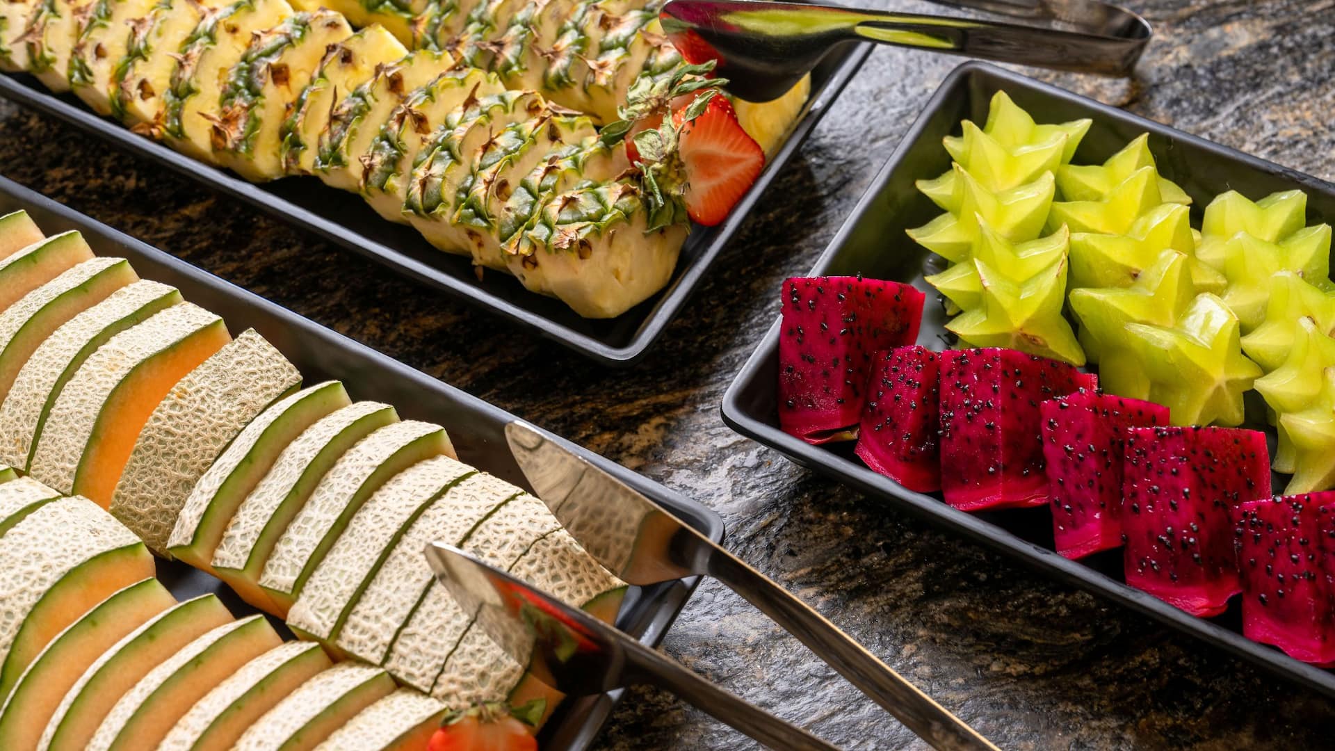 Hyatt Regency Baltimore Inner Harbor Breakfast Buffet Fruit Melon