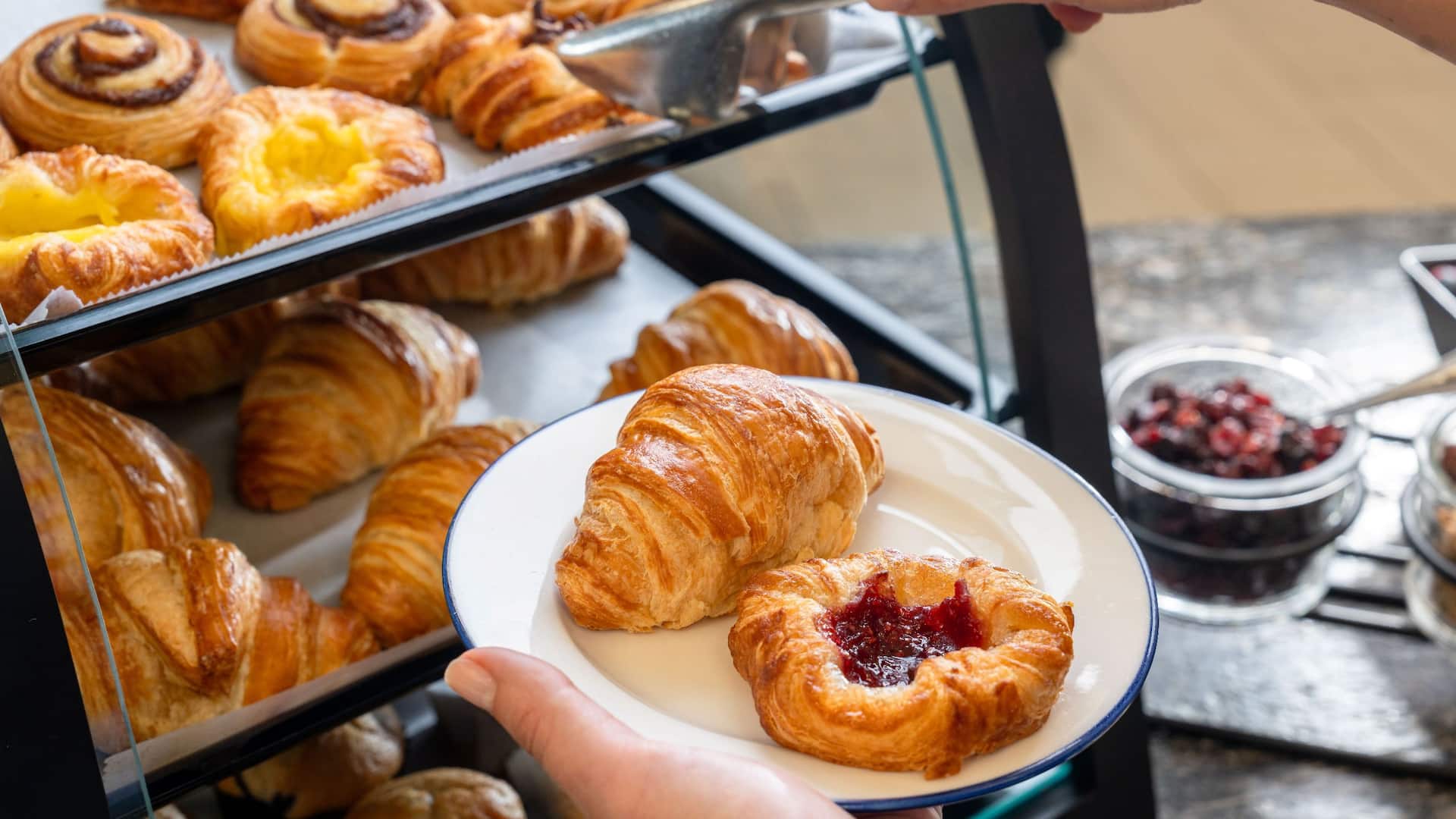 Hyatt Regency Baltimore Inner Harbor Breakfast Buffet Pastries Selection