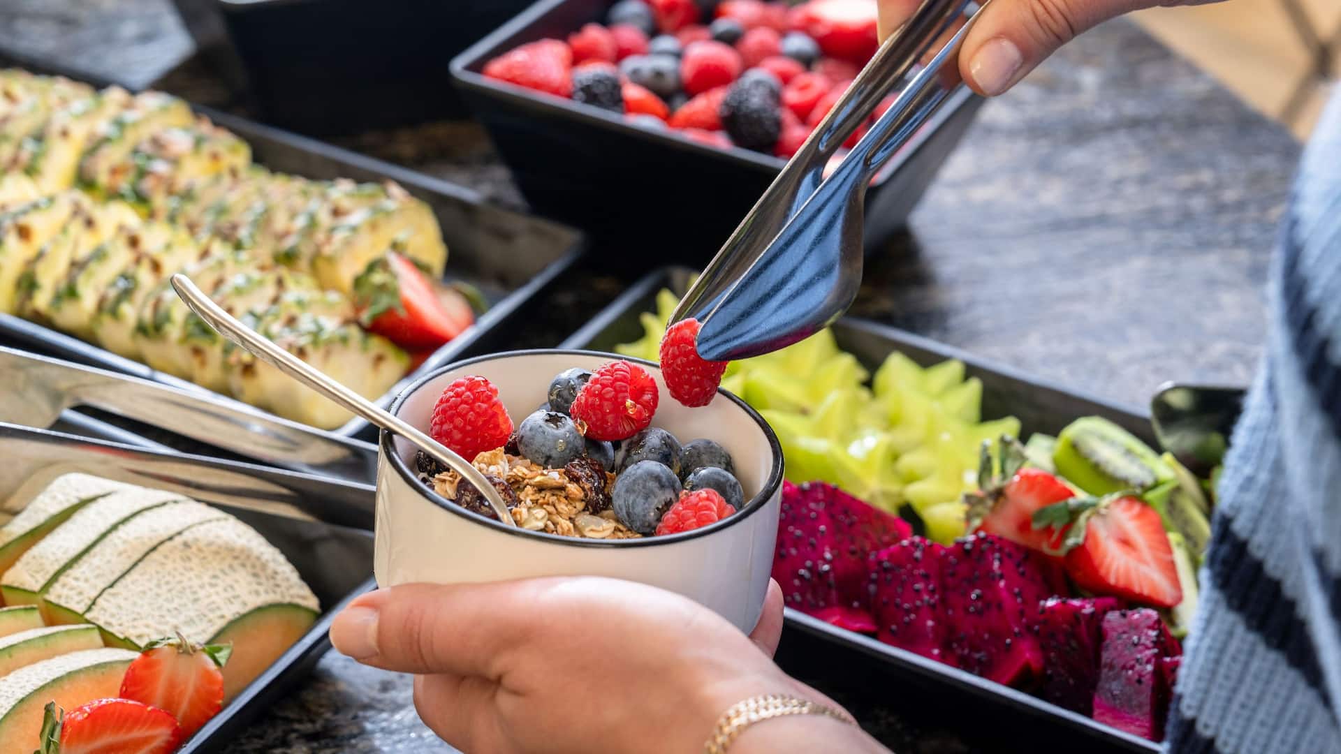 Hyatt Regency Baltimore Inner Harbor Buffet Yogurt Parfait Spread