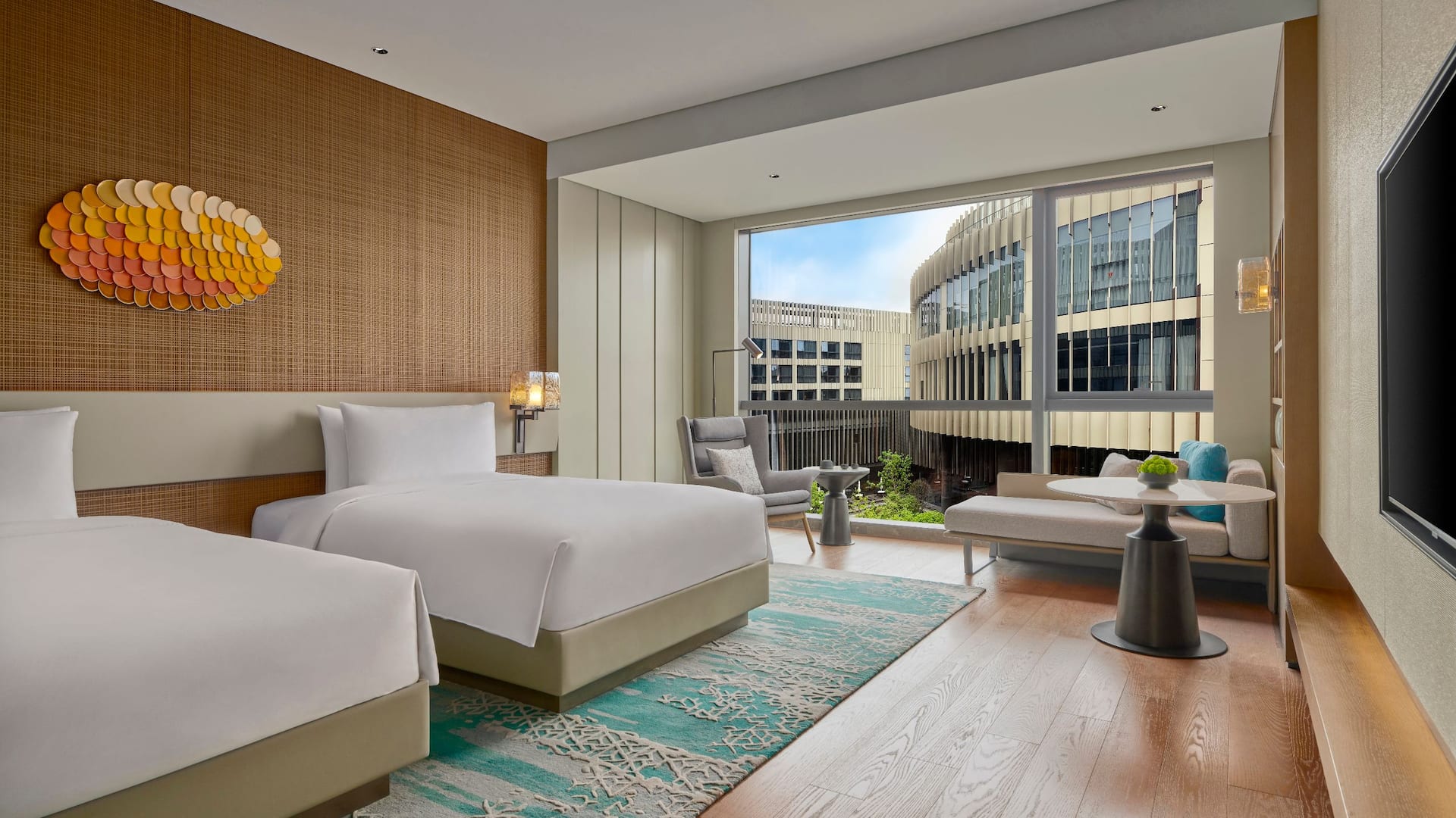 Hyatt Regency Shanghai Lingang Club Access Twin Bed