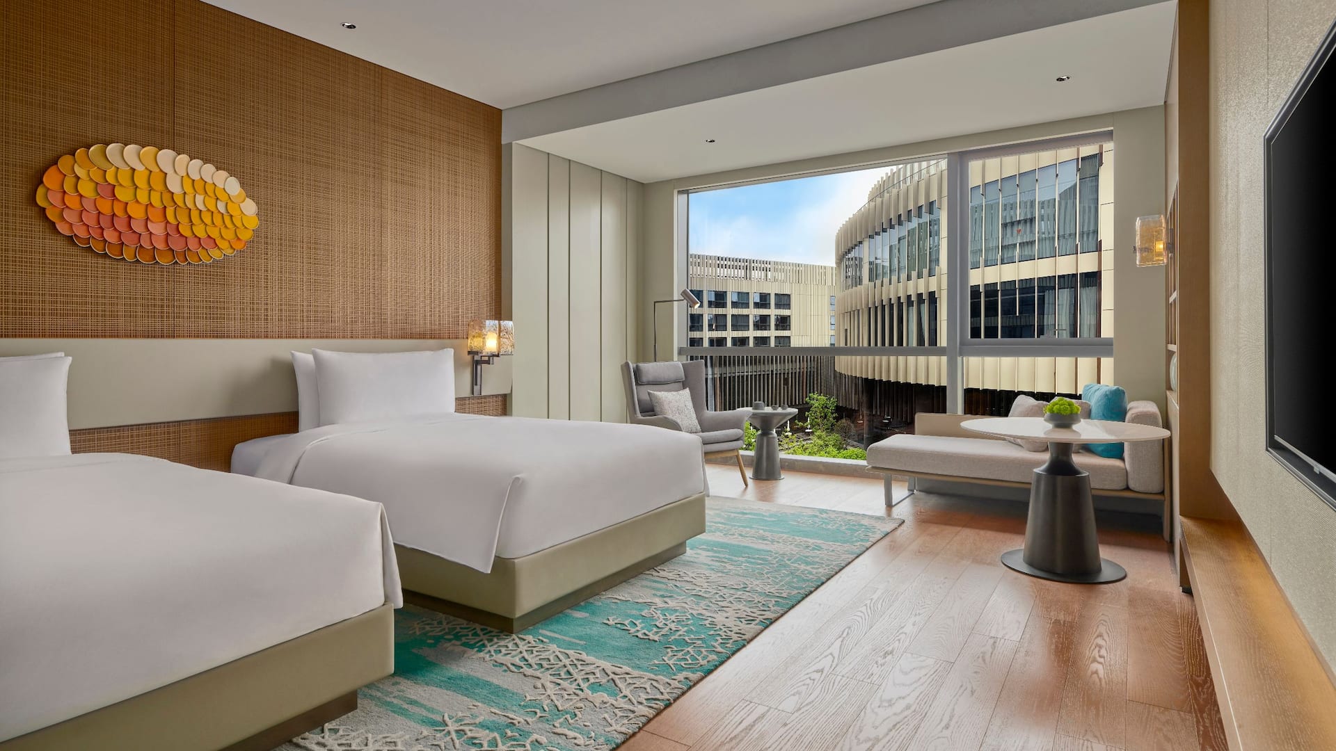 Hyatt Regency Shanghai Lingang Garden View Twin Bed