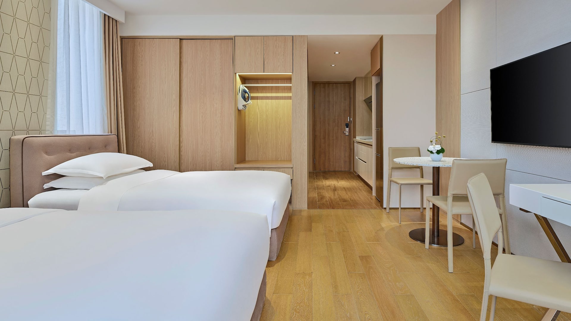 Hyatt Place Shanghai Lingang Twin Bed Room Bedroom