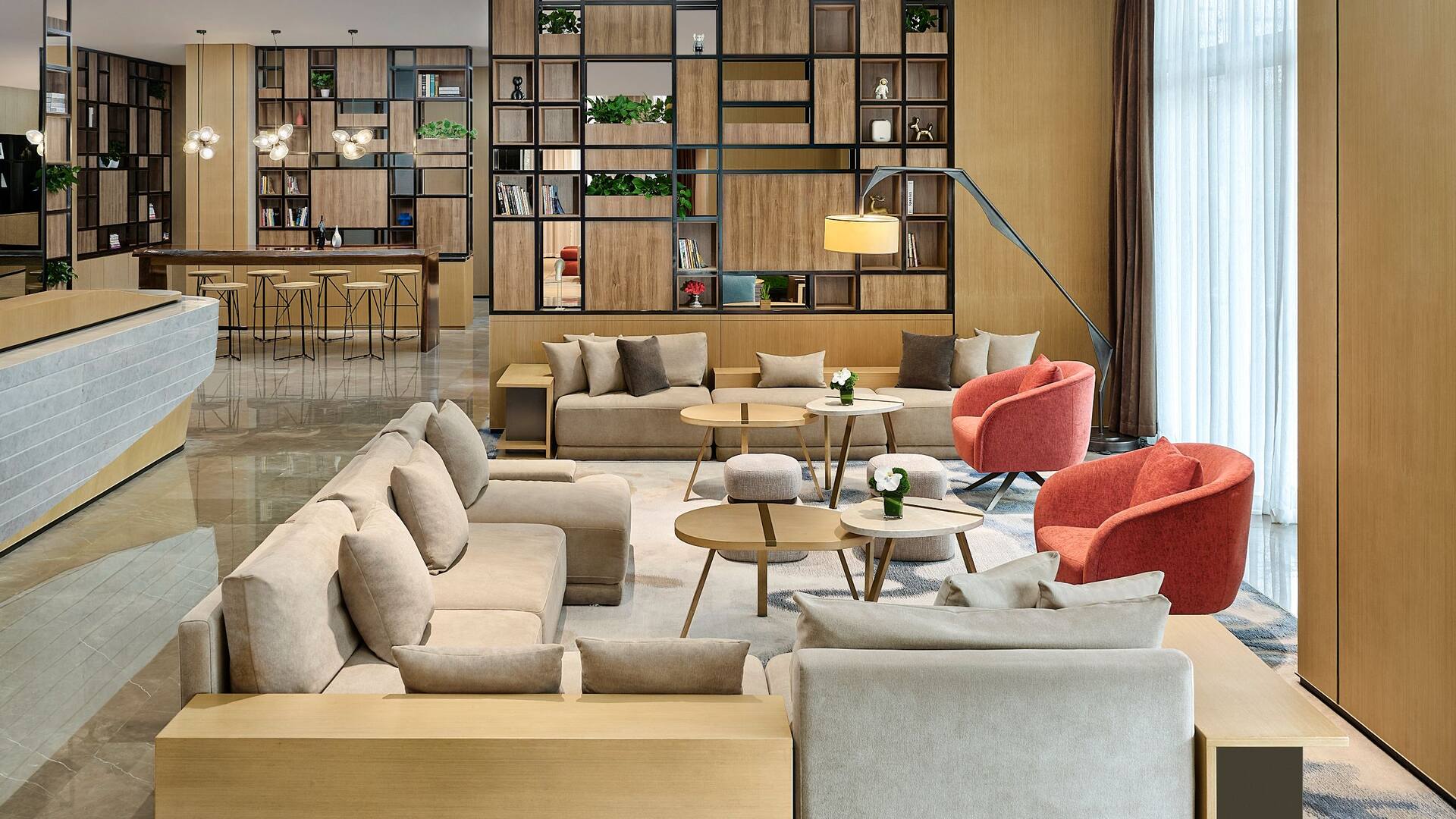 Hyatt Place Shanghai Lingang Lobby Sofa Area