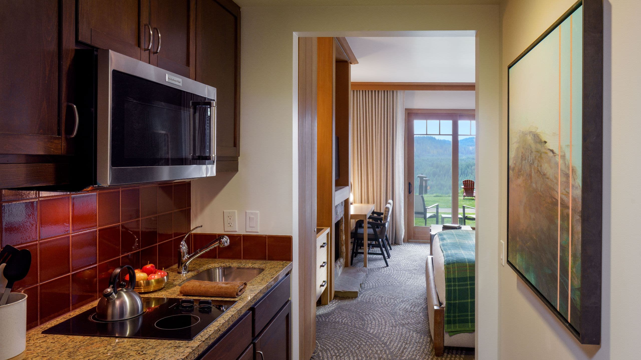 Suncadia Resort Lodge Studio King Kitchen River