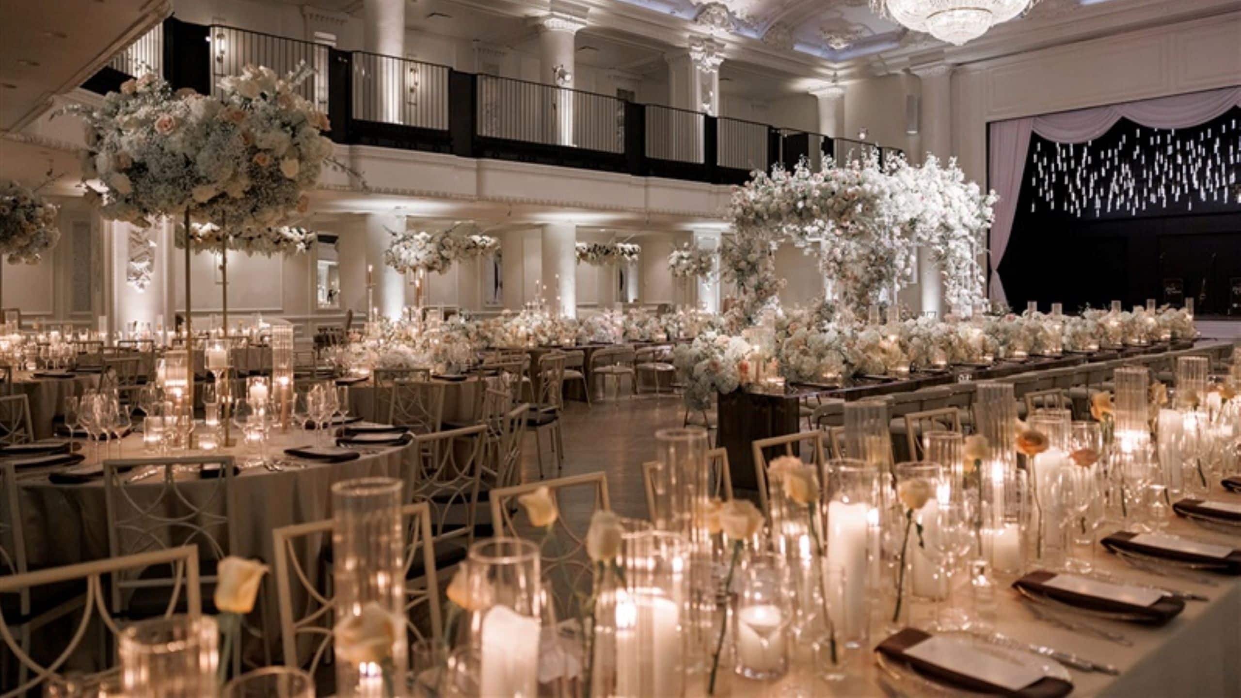 The Bellevue Hotel Grand Ballroom Wedding