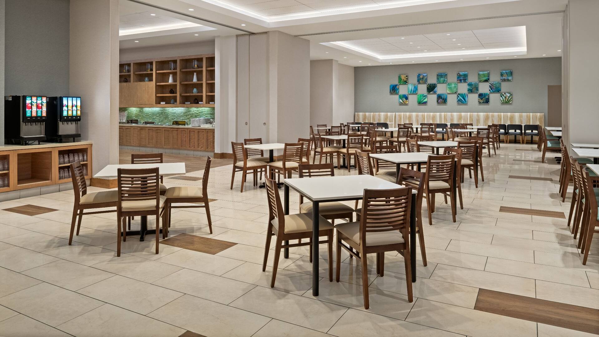 Hyatt House at Anaheim Resort/Convention Center Breakfast Area Seating Angle