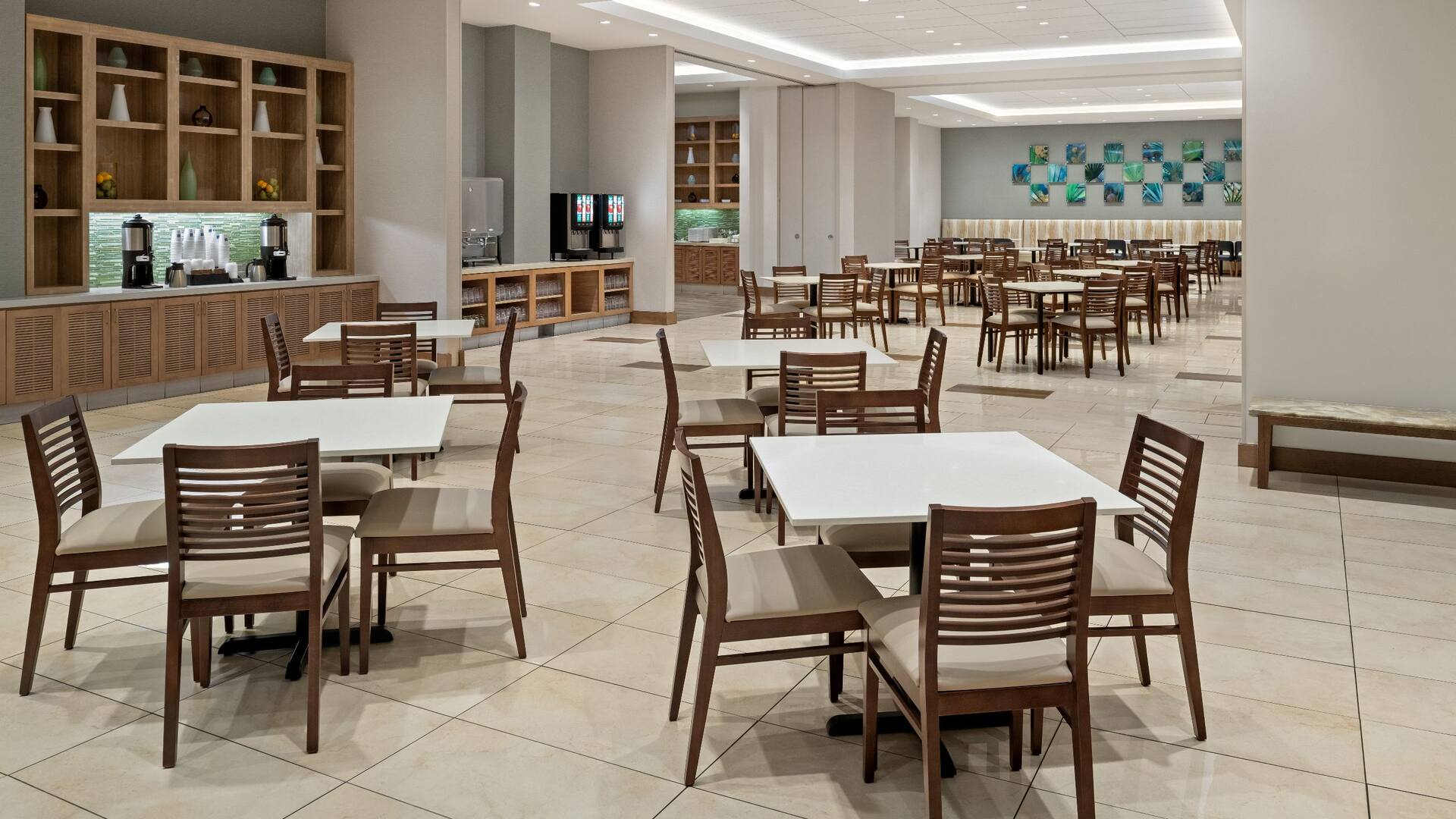 Hyatt House at Anaheim Resort/Convention Center Breakfast Area Seating Full View