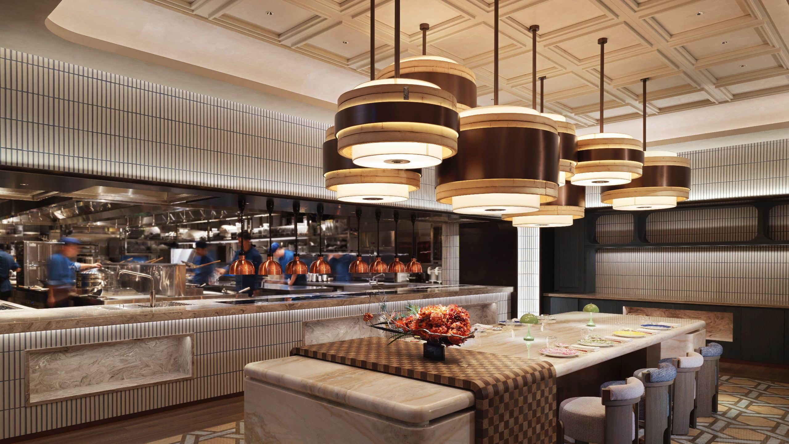 Hyatt Centric Victoria Harbour Hong Kong One Duck Lane Open Kitchen Chef Table