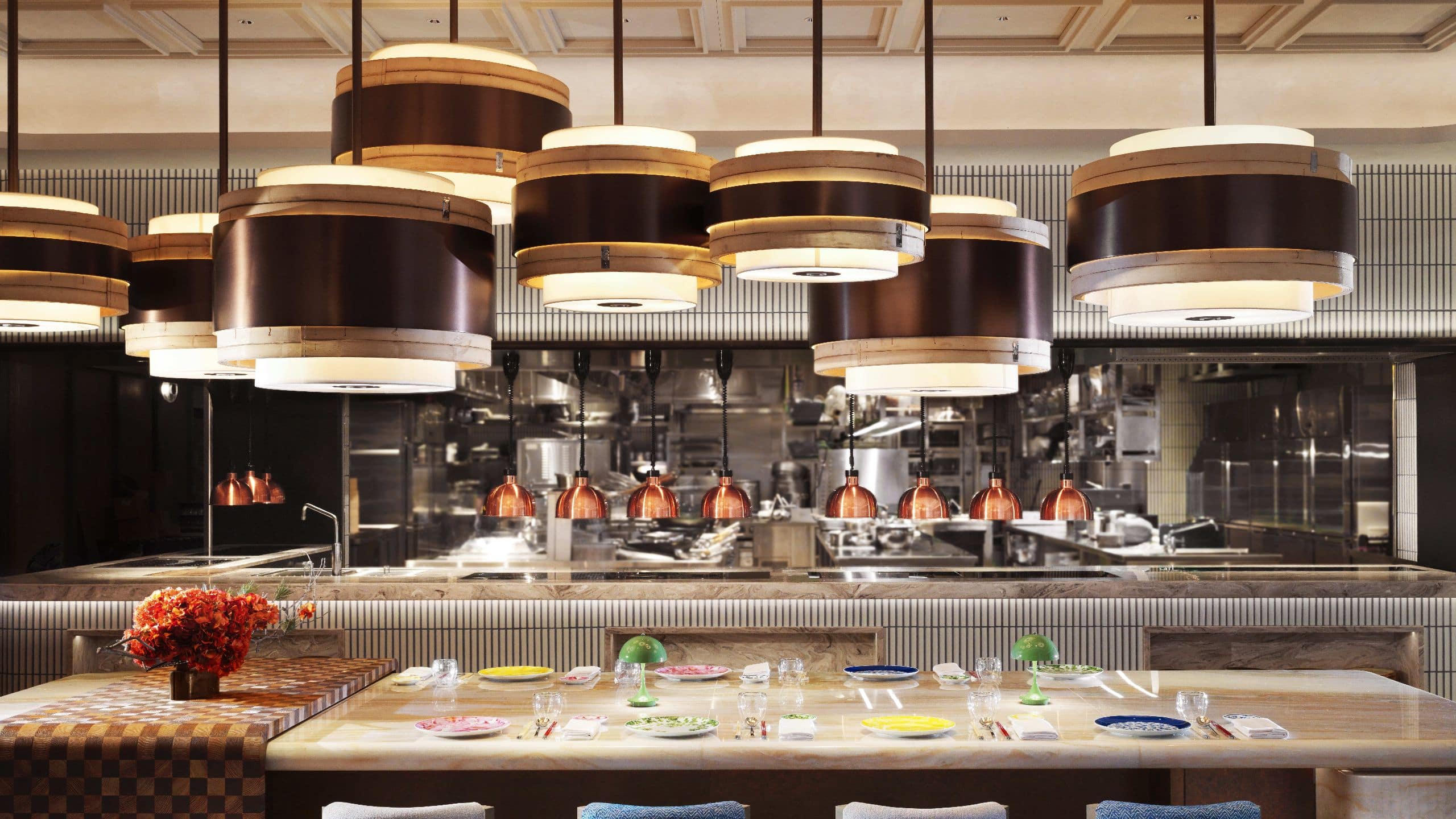 Hyatt Centric Victoria Harbour Hong Kong One Duck Lane Open Kitchen Chef Table View