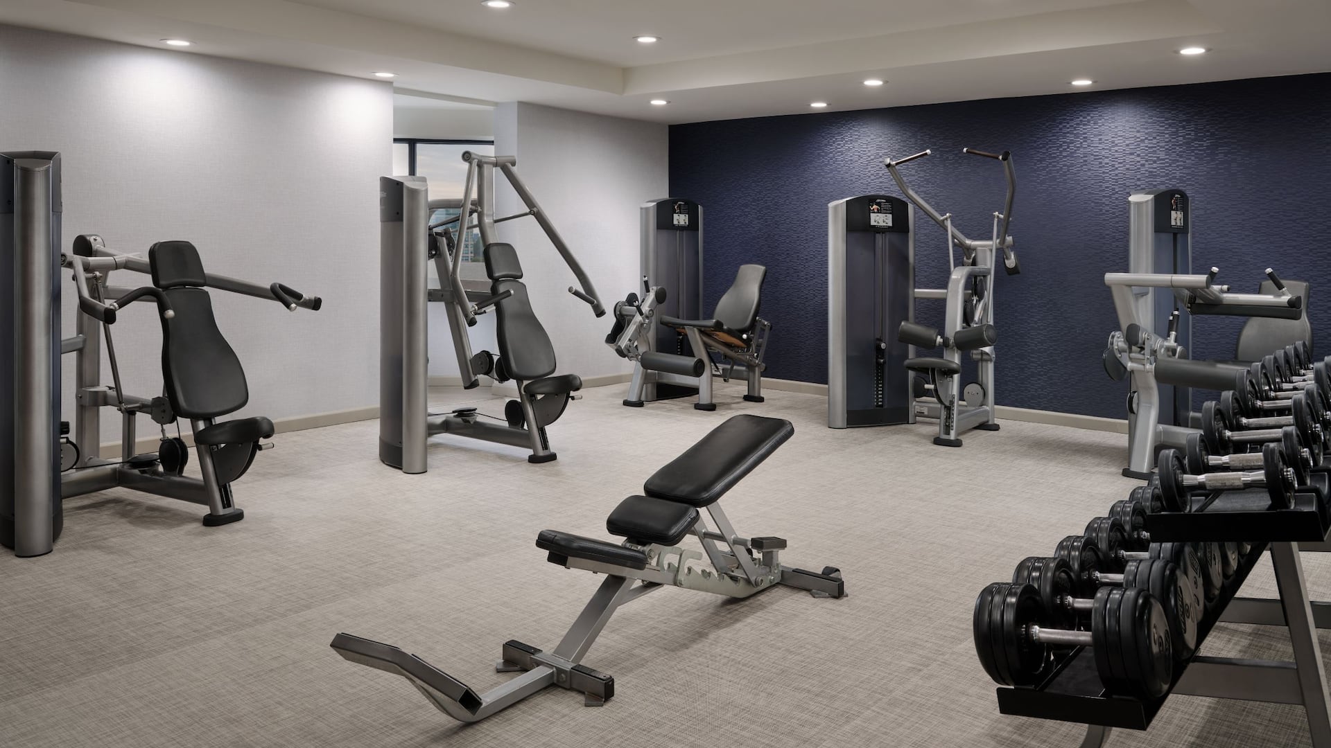 Hyatt Regency Suites Atlanta Northwest Fitness Center Weights