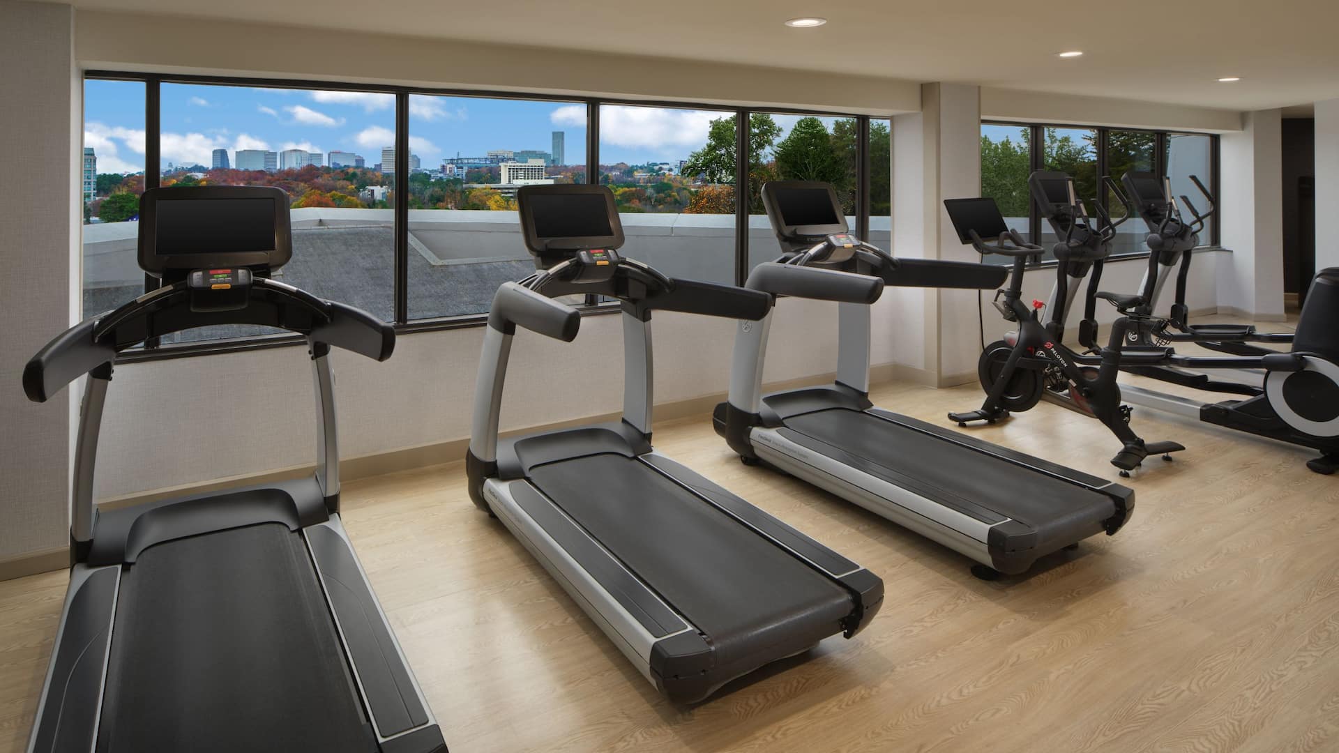 Hyatt Regency Suites Atlanta Northwest Fitness Center Treadmills