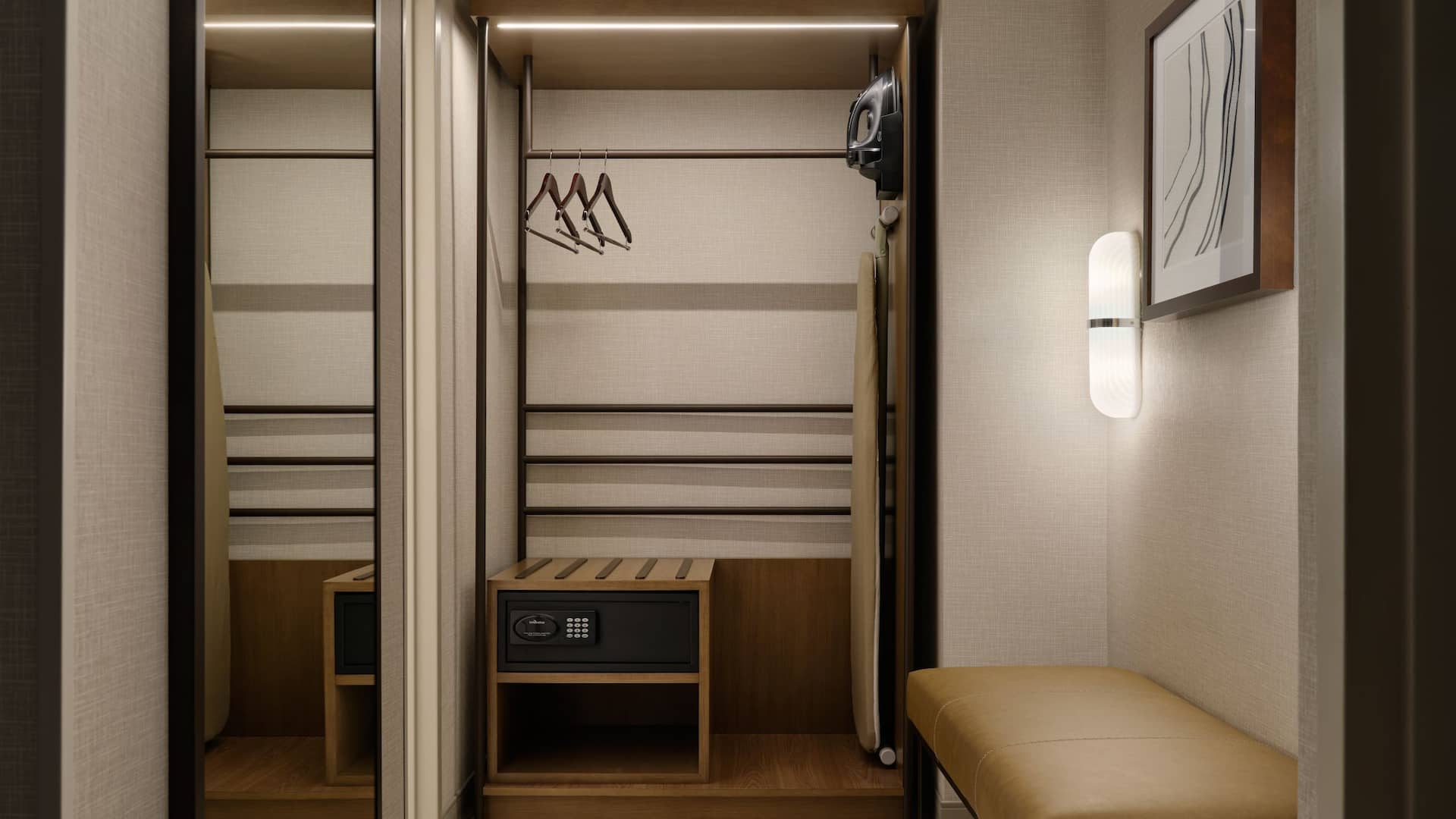 Hyatt Regency Suites Atlanta Northwest Guest Room Closet