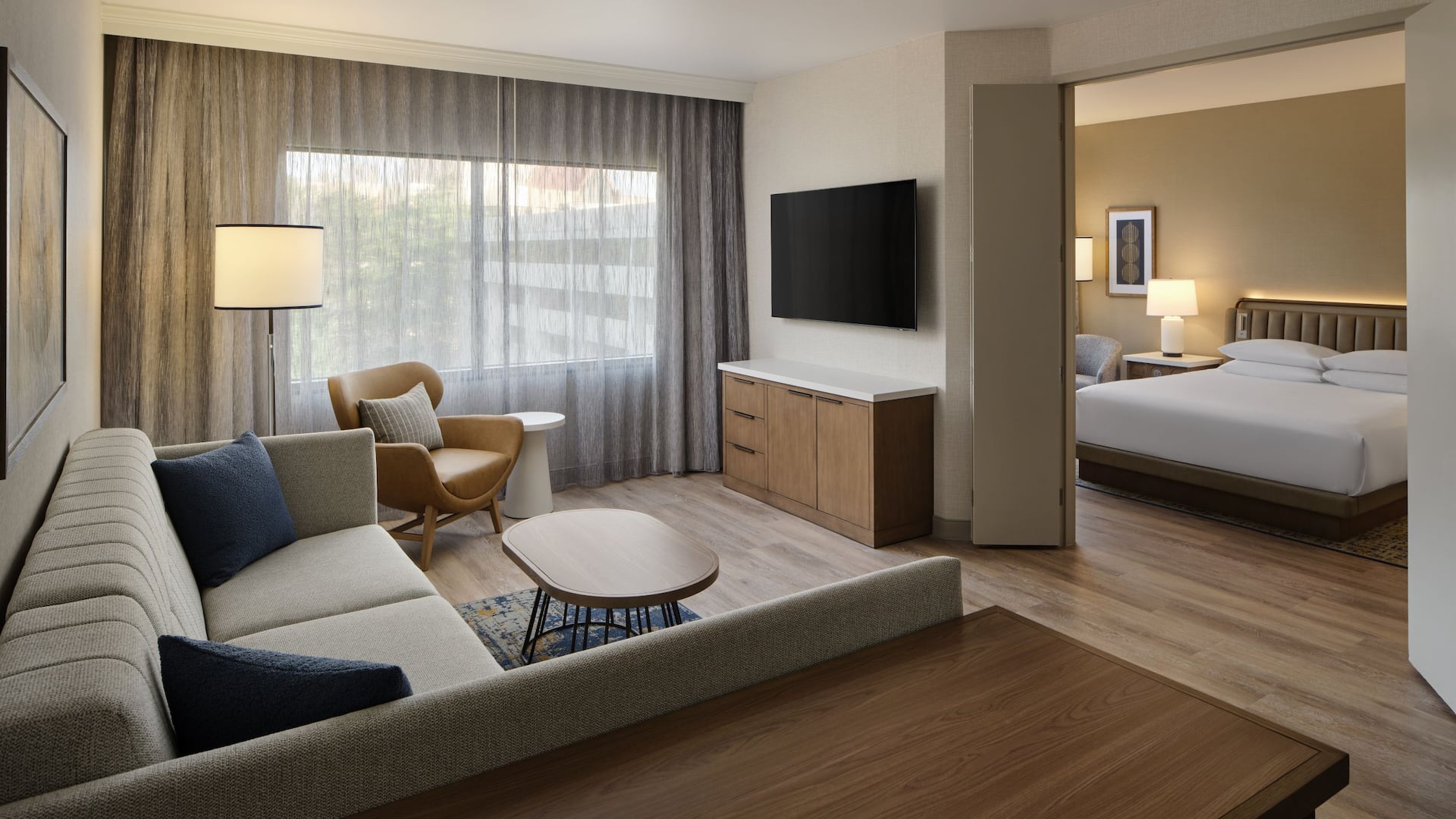 Hyatt Regency Suites Atlanta Northwest One King Suite Full Room View