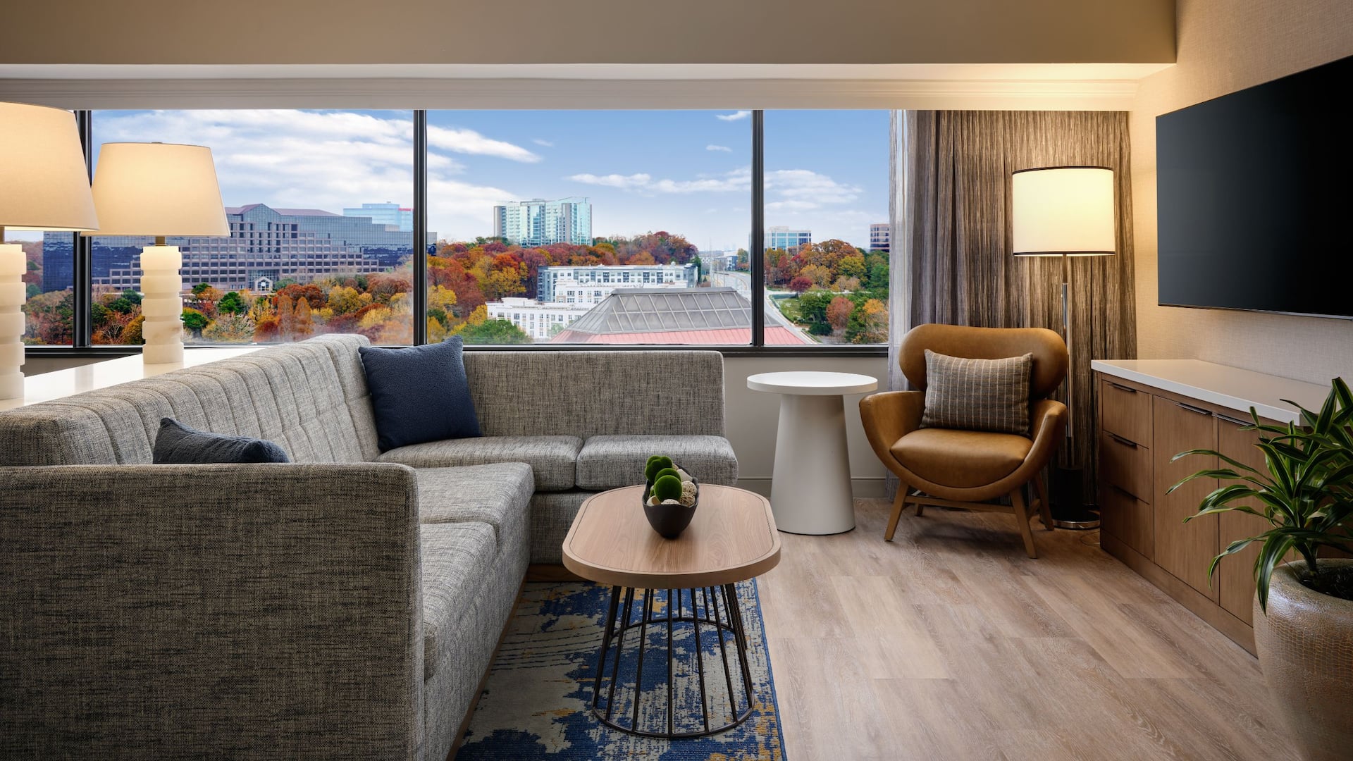 Hyatt Regency Suites Atlanta Northwest Regency Suite Living Room
