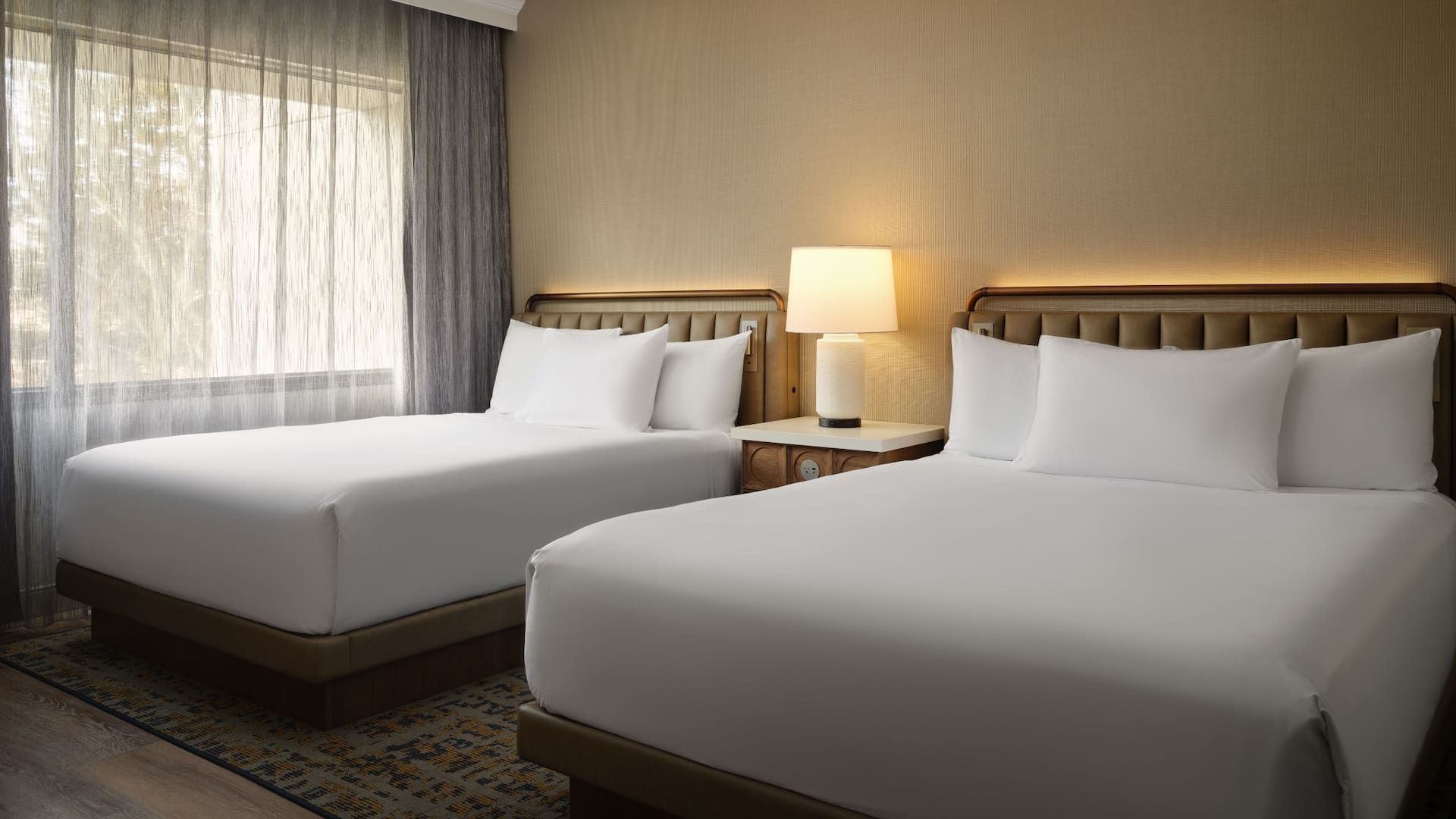 Hyatt Regency Suites Atlanta Northwest Two Queen Suite Bedroom