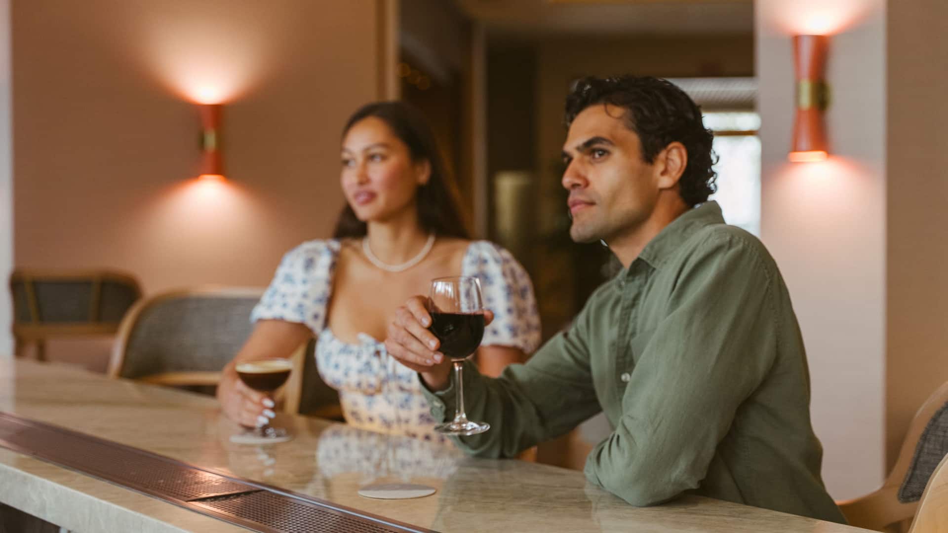 4 of 6 Hyatt Centric Delfina Santa Monica Couple At Bar